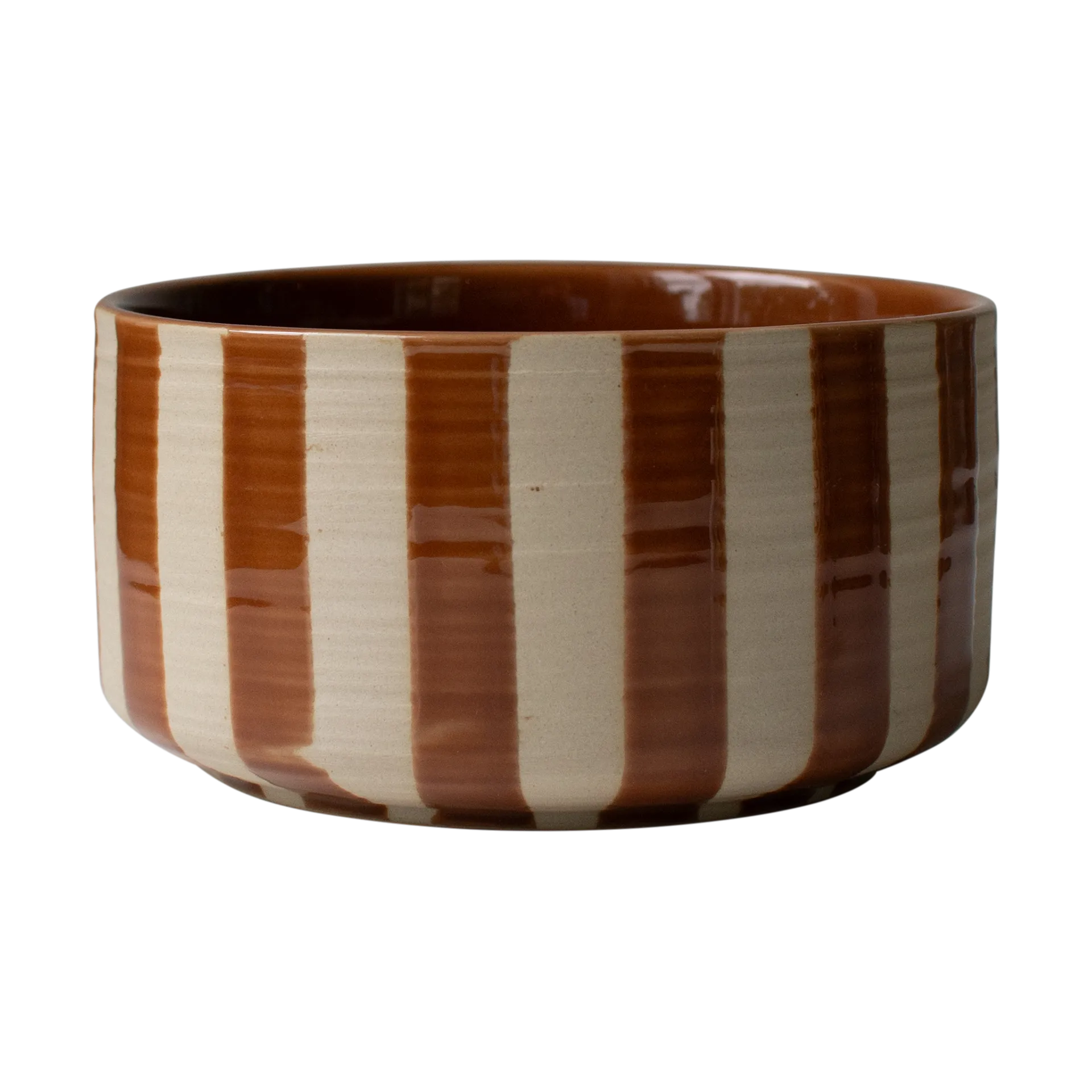 Line διακοσμητικό μπολ Ø16 cm, Stripe nougat DBKD