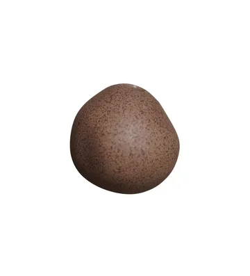 Miniature βάζο με βάση για τον τοίχο καφέ - μικρό, Ø 8 cm - DBKD