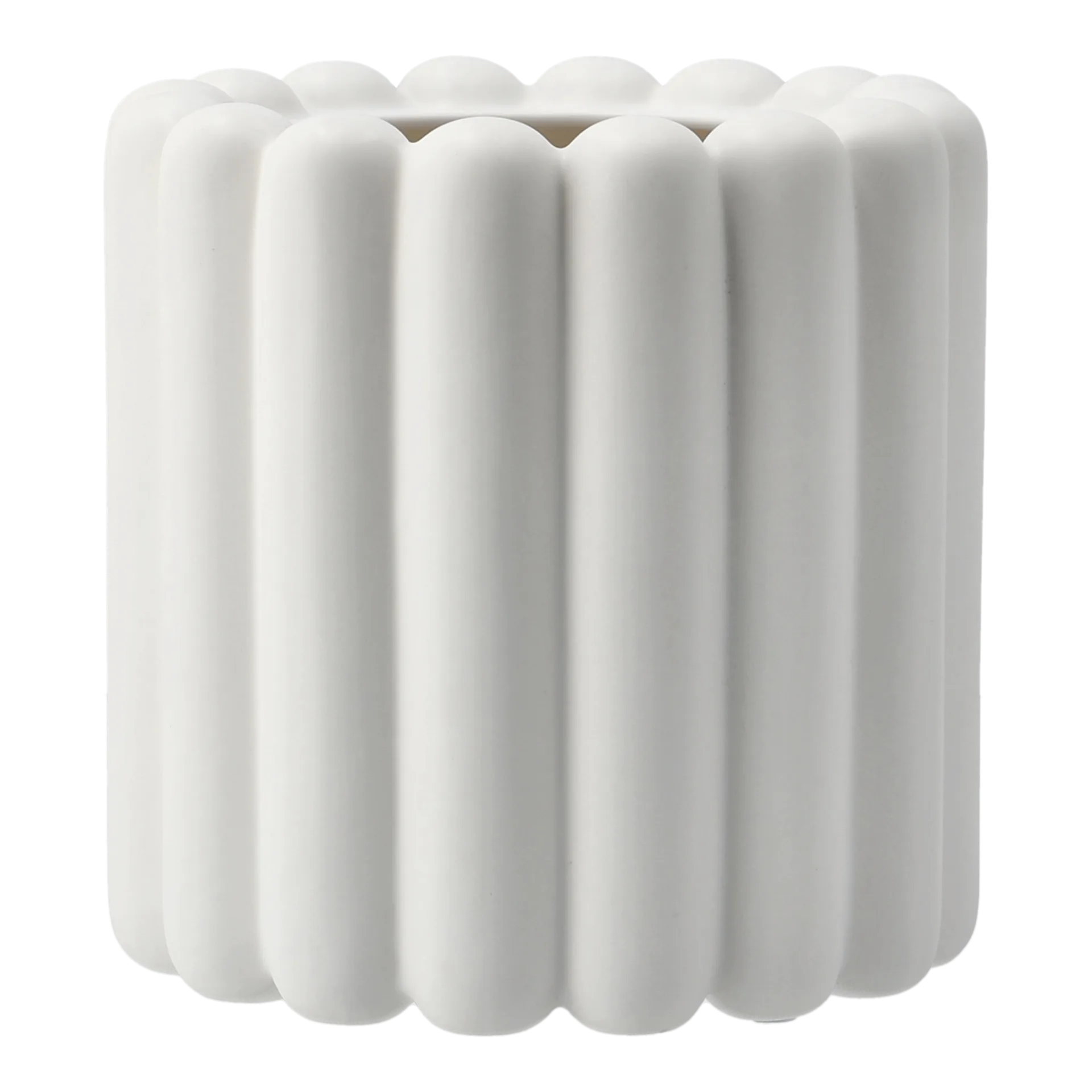 Mist γλάστρα μικρή Ø19x19 cm, Λευκό DBKD