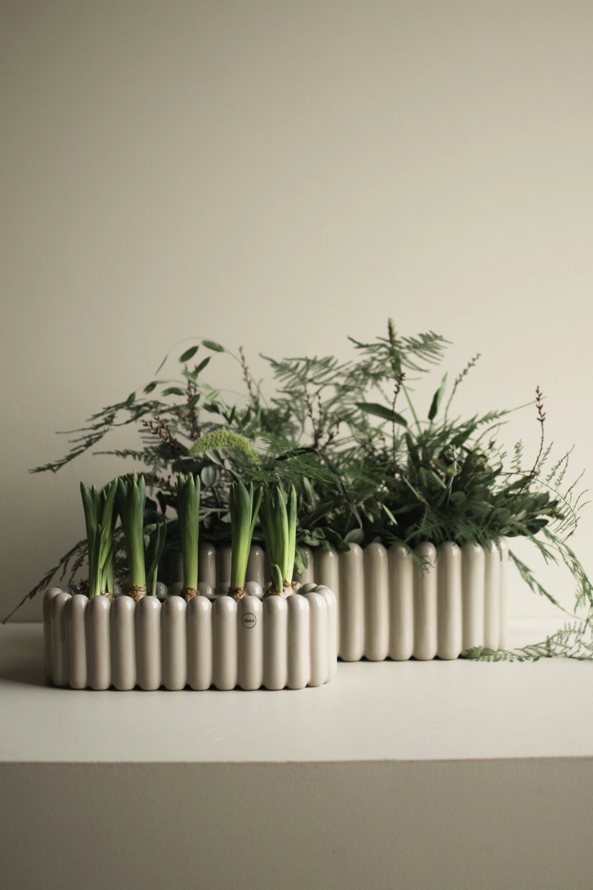 Mist γλάστρα οβάλο μικρή Ø35 cm, Shiney mole DBKD