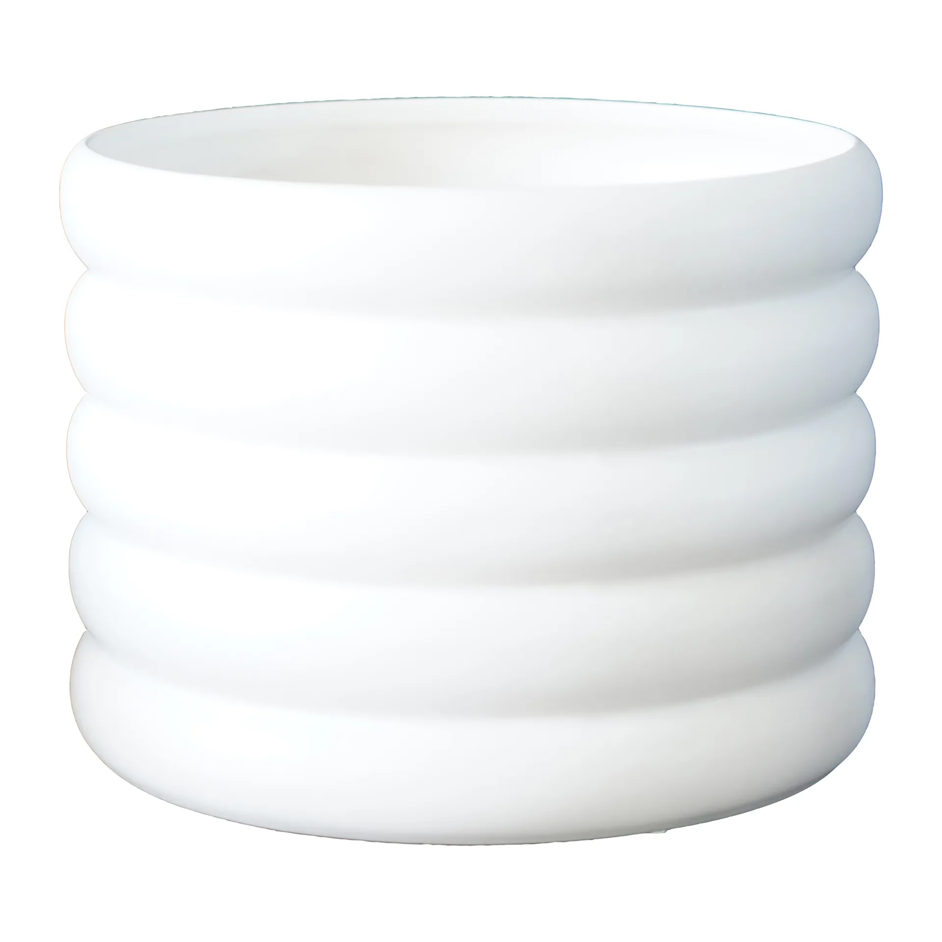 Mud γλάστρα λευκή, Μεγάλο, Ø 20 cm DBKD