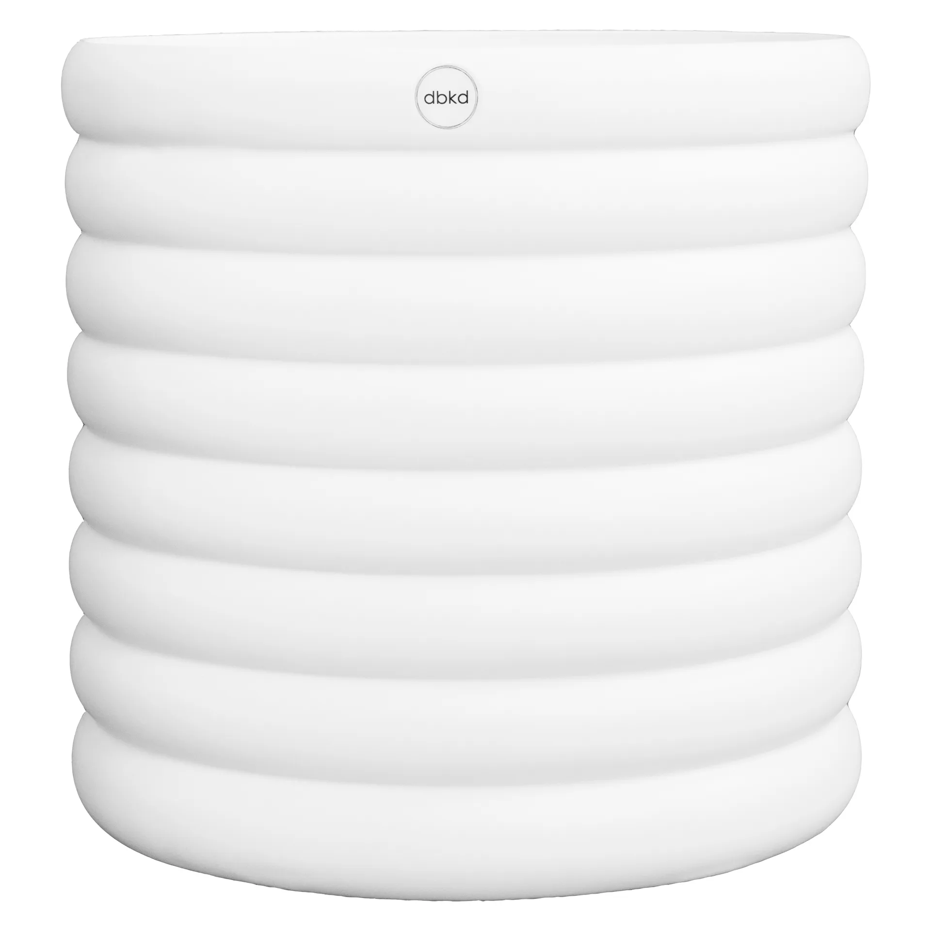 Mud γλάστρα λευκή, XL. Ø 27 cm DBKD