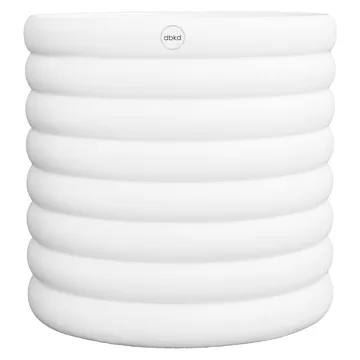 Mud γλάστρα λευκή - XL. Ø 27 cm - DBKD
