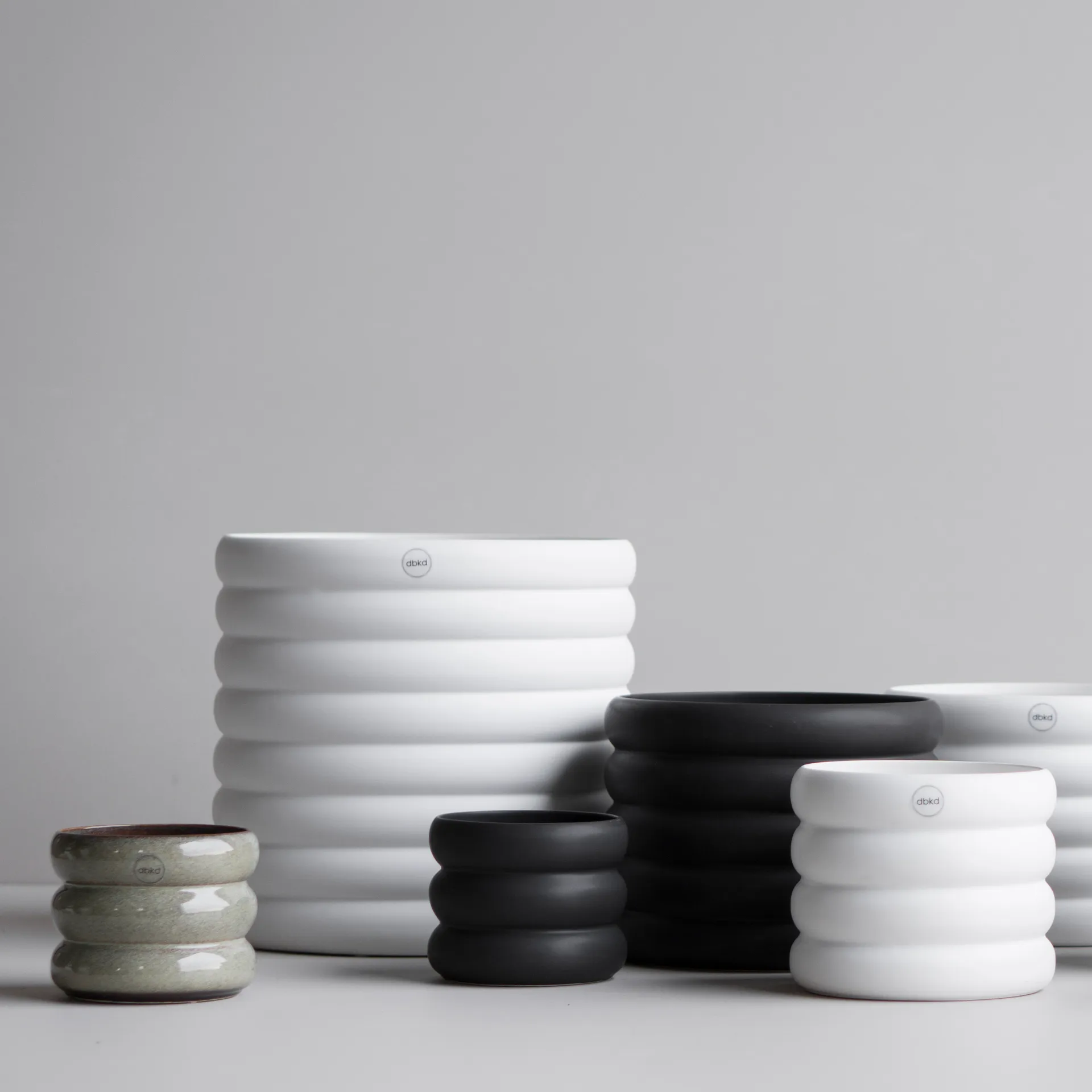 Mud γλάστρα λευκή, XL. Ø 27 cm DBKD