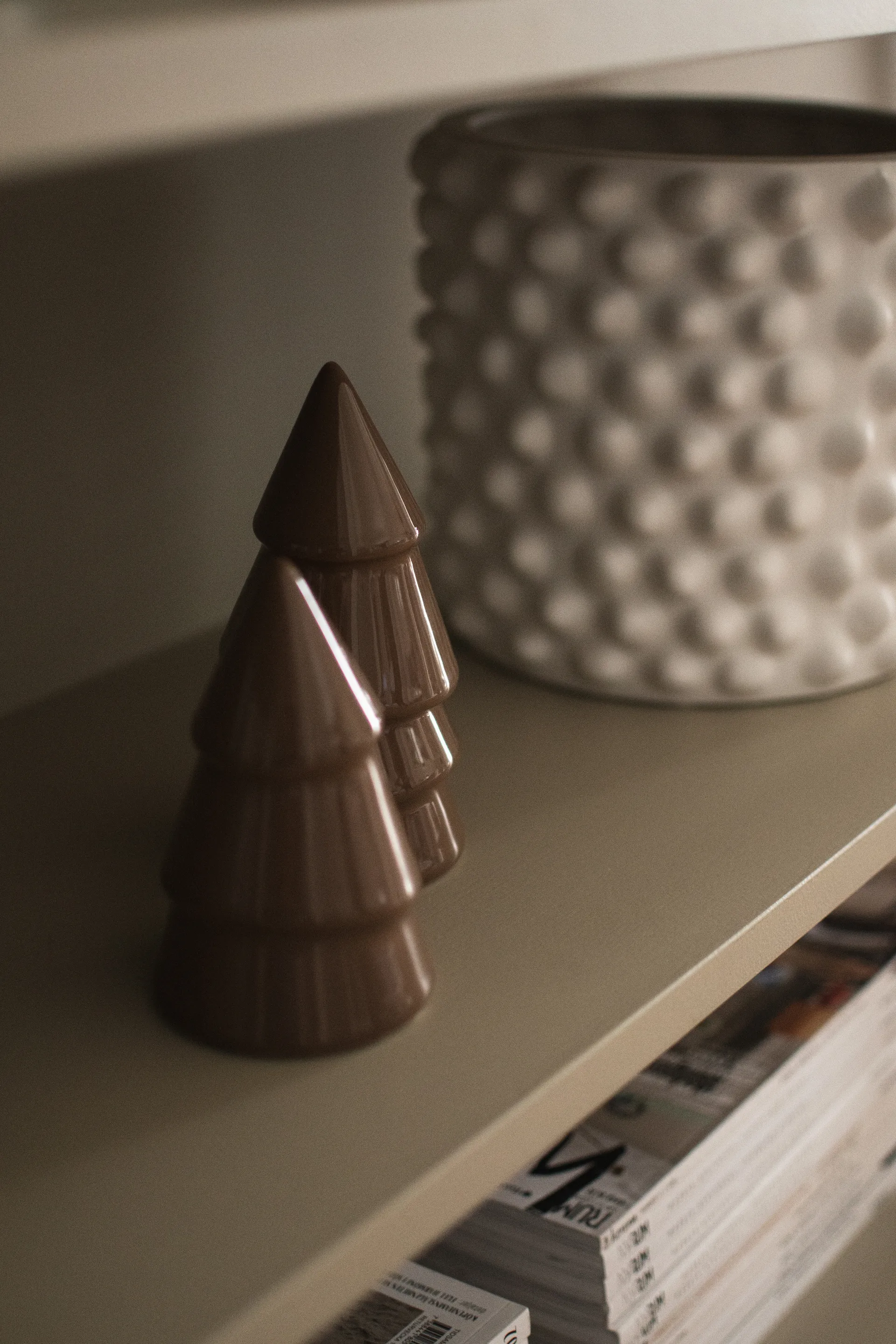 Narrow διακοσμητικό 14 cm, Shiny nougat DBKD