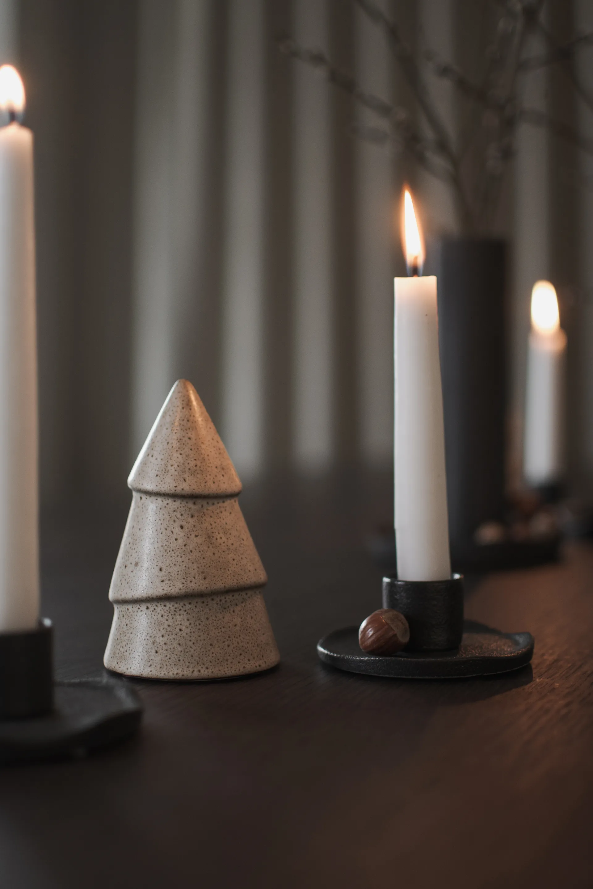 Narrow Χριστουγεννιάτικο δέντρο beige, Μικρό 11 cm DBKD