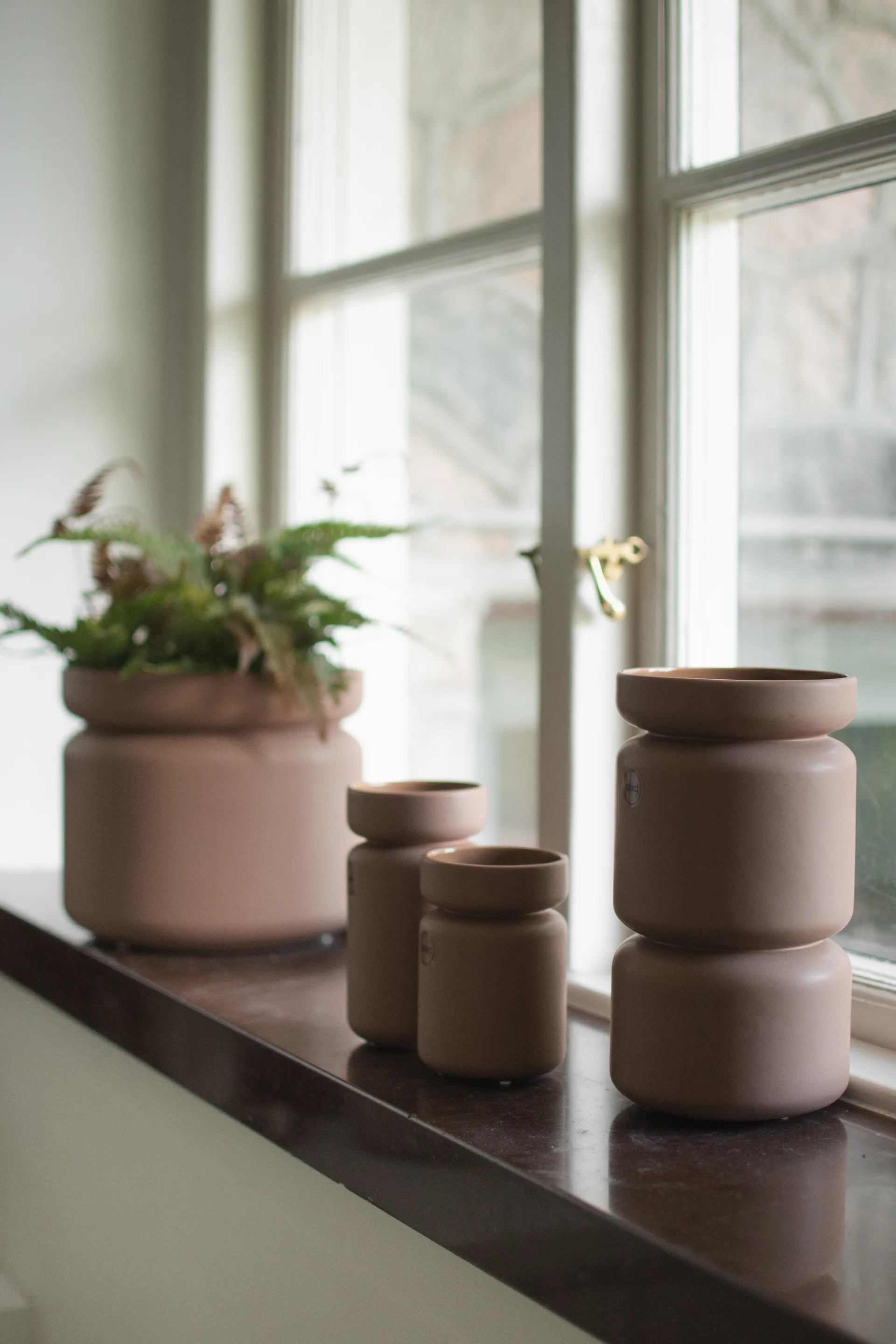 Neck γλάστρα, Nougat, Ø12x22,5 cm DBKD