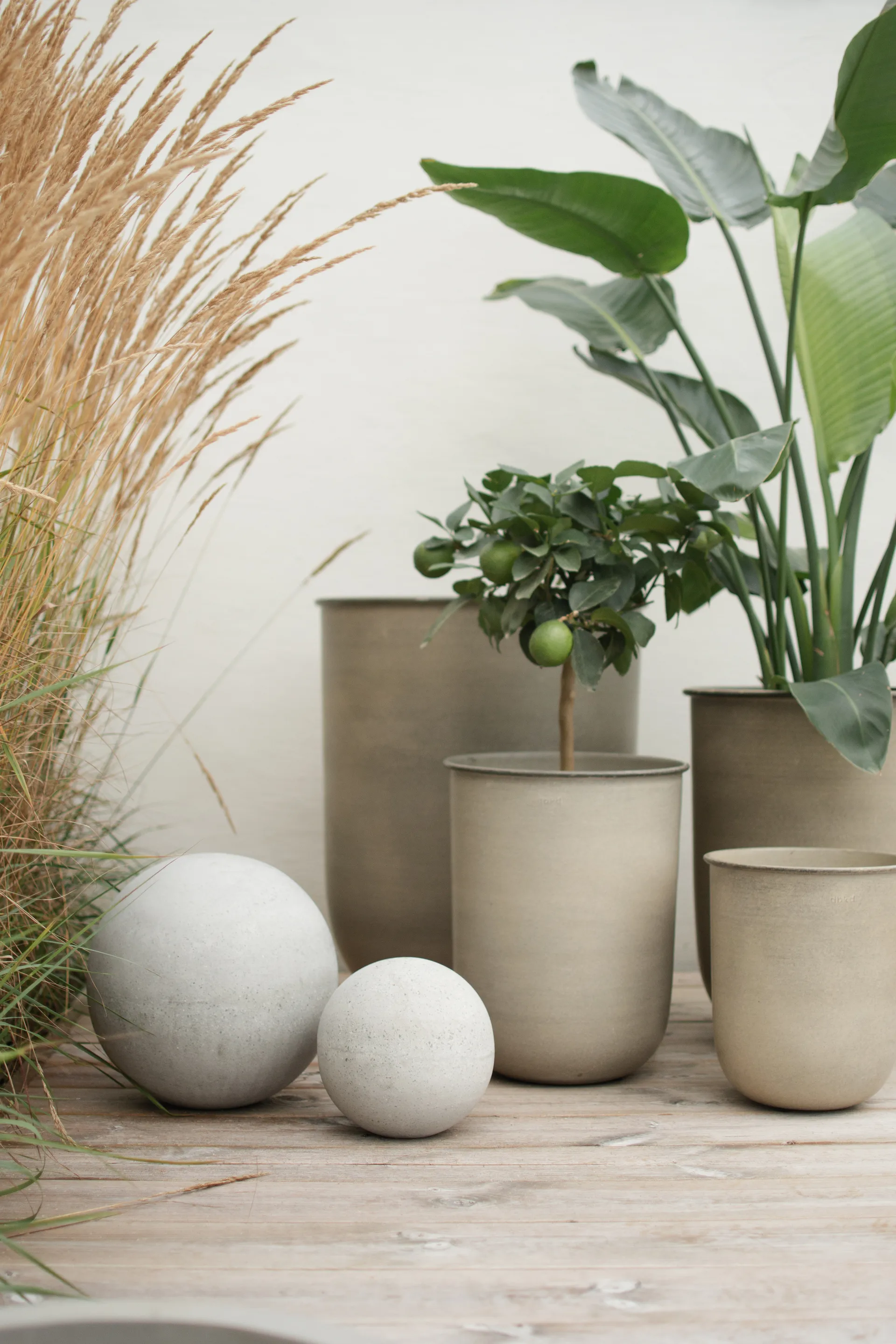 Out γλάστρα 4-pack, Beige DBKD