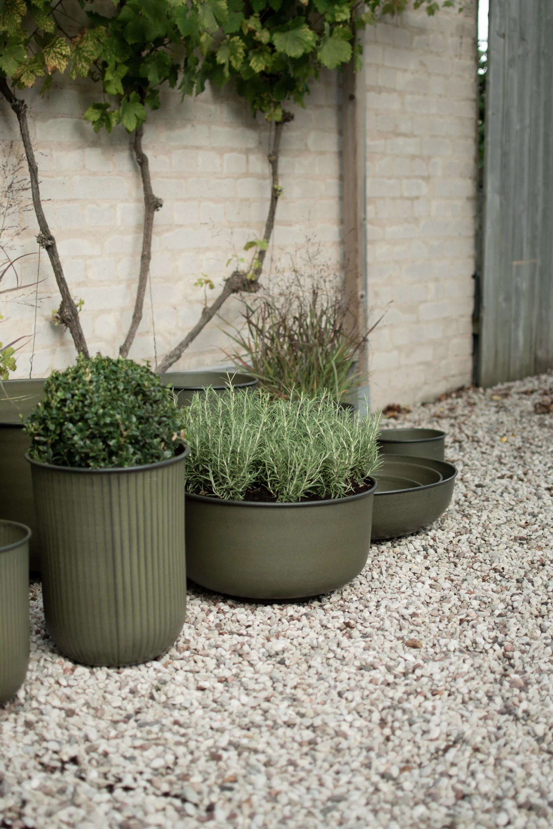 Out wide γλάστρα 2 τεμάχια, Green DBKD