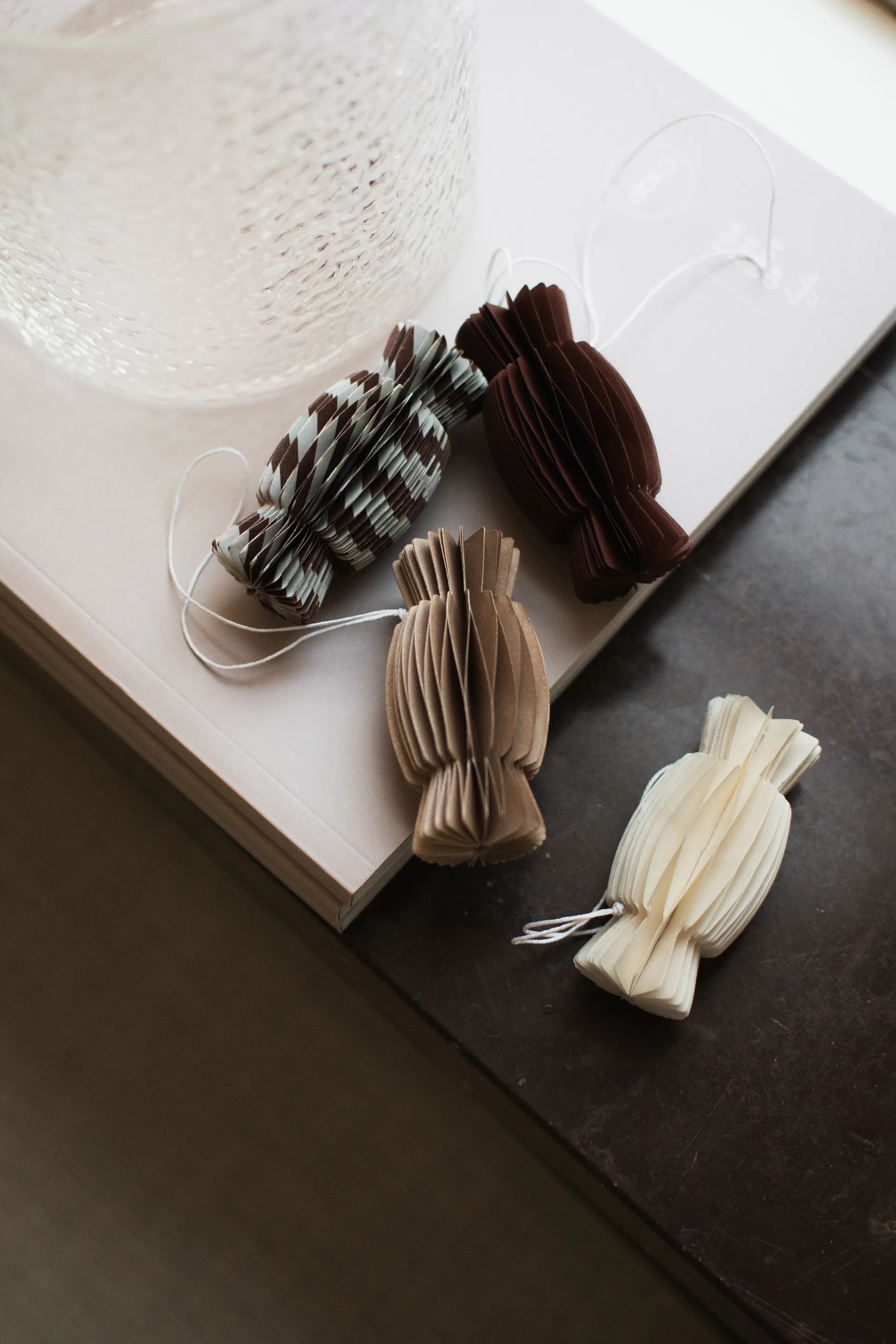 Χριστουγεννιάτικο στολίδι Paper Candy, Dark red DBKD