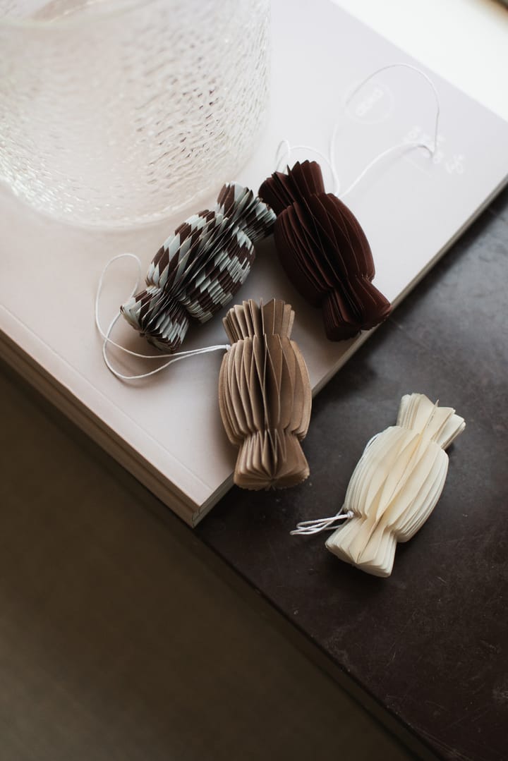 Χριστουγεννιάτικο στολίδι Paper Candy, Dark red DBKD