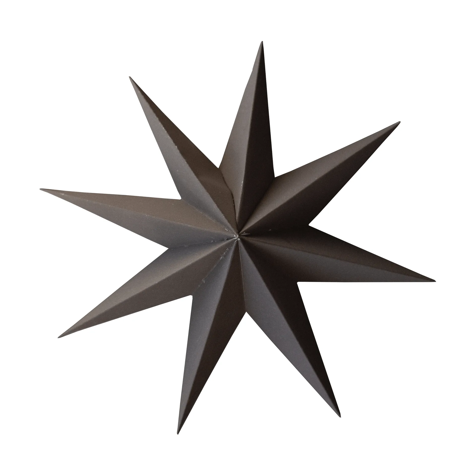 Paper winter star διακοσμητικό κρεμαστό, Brown, large, Ø19 εκ. DBKD