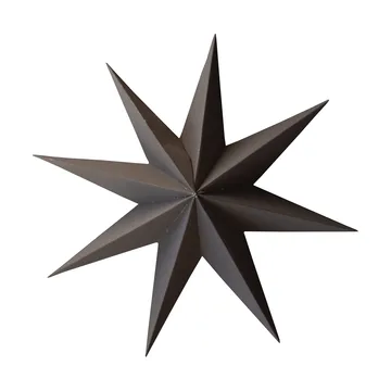 Paper winter star διακοσμητικό κρεμαστό - Brown, large, Ø19 εκ. - DBKD