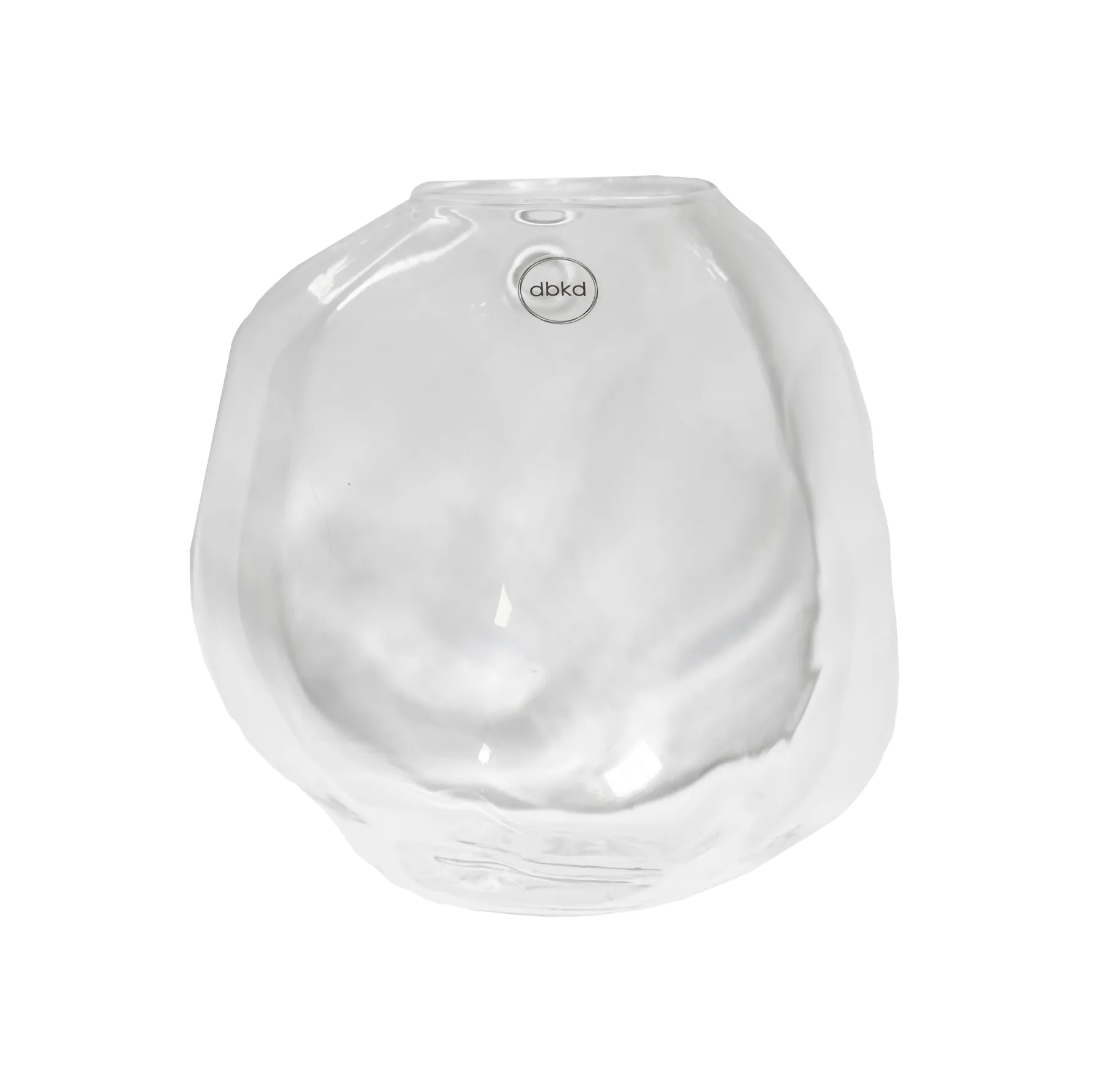 Pebble βάζο για τοίχο διαφανές, μικρό Ø 15 cm DBKD