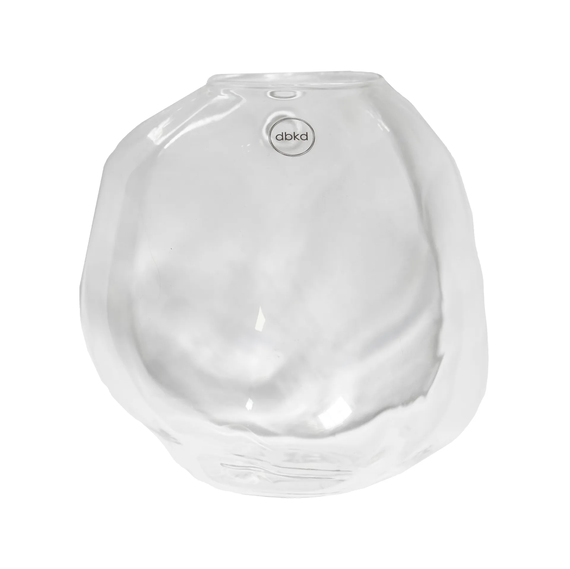 Pebble βάζο για τοίχο διαφανές, μεγάλο Ø 18 cm DBKD