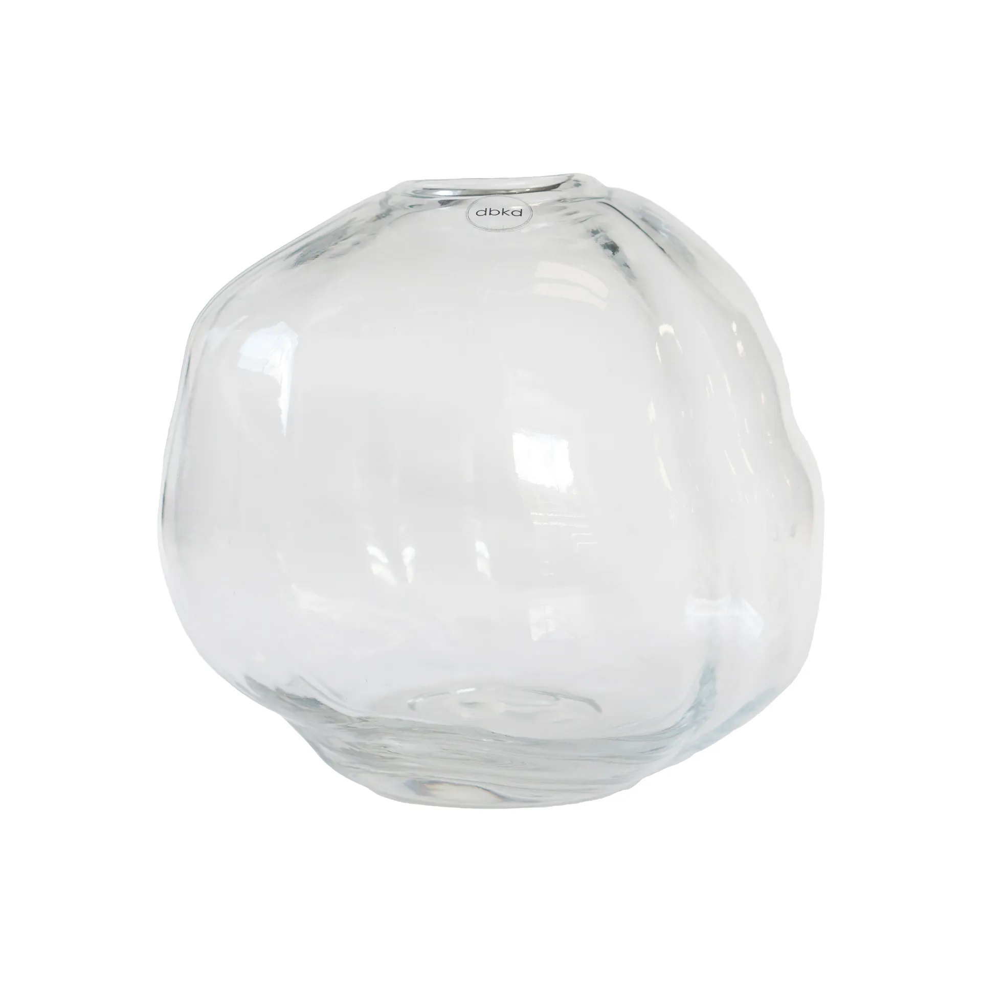 Pebble βάζο διαφανές, μικρό Ø 20 cm DBKD