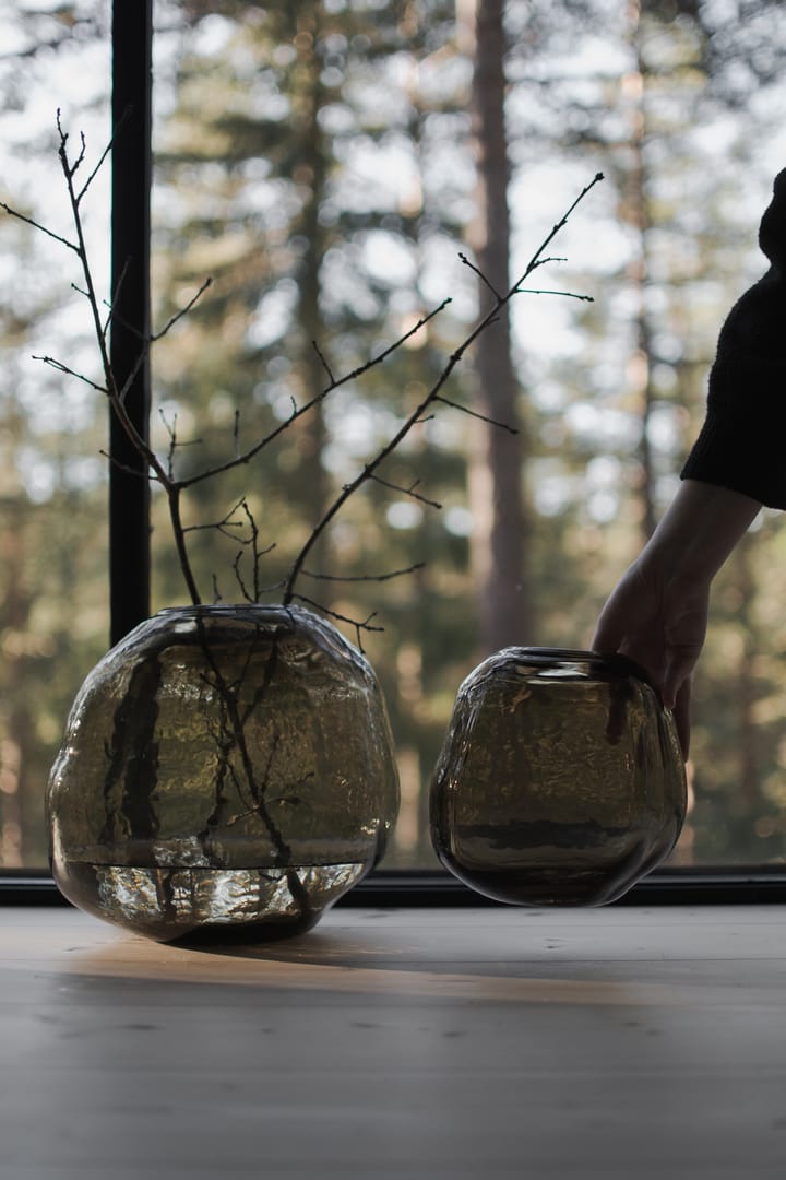 Βάζο Pebble καφέ, Μικρό Ø20 cm DBKD