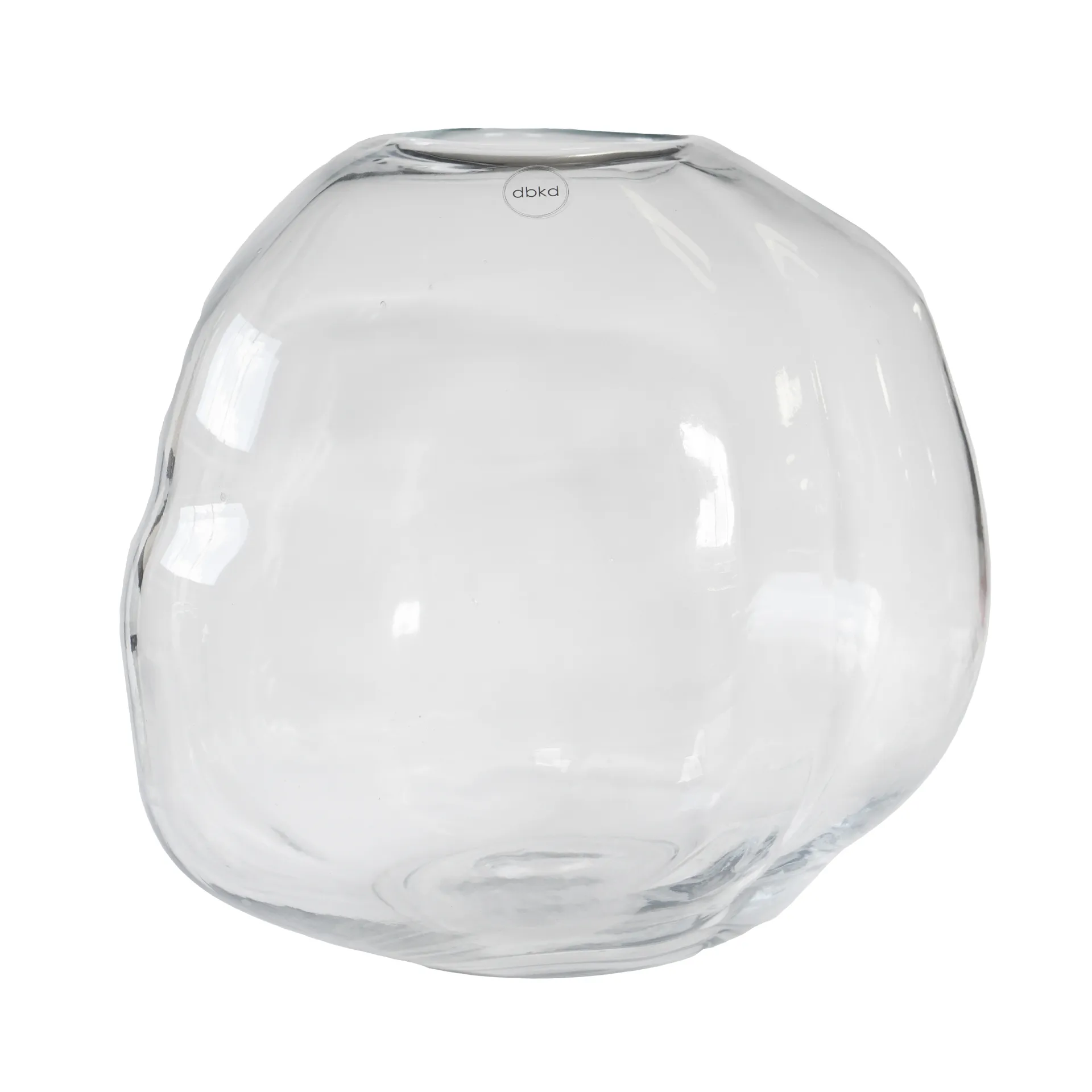 Pebble βάζο διαφανές, μεγάλο Ø 28 cm DBKD