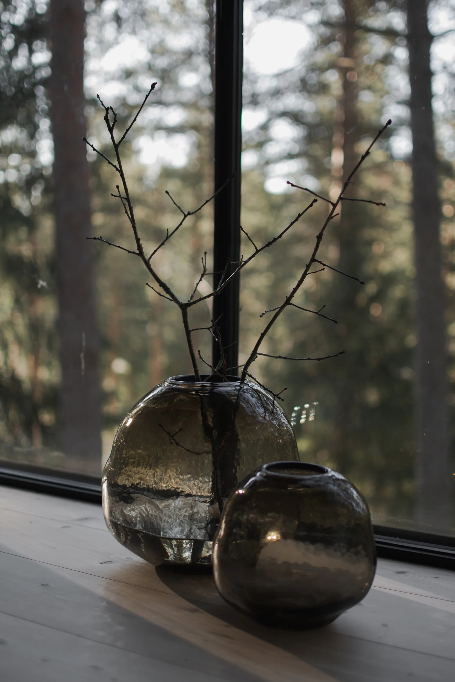 Βάζο Pebble καφέ, Μεγάλο Ø28 cm DBKD