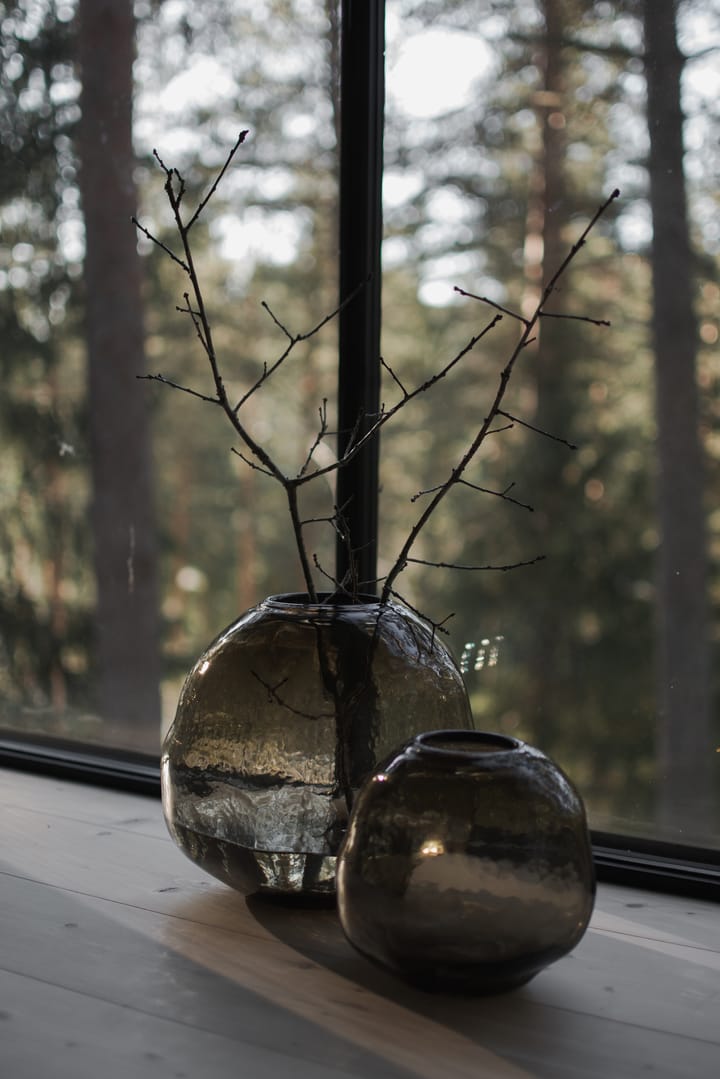 Βάζο Pebble καφέ, Μεγάλο Ø28 cm DBKD