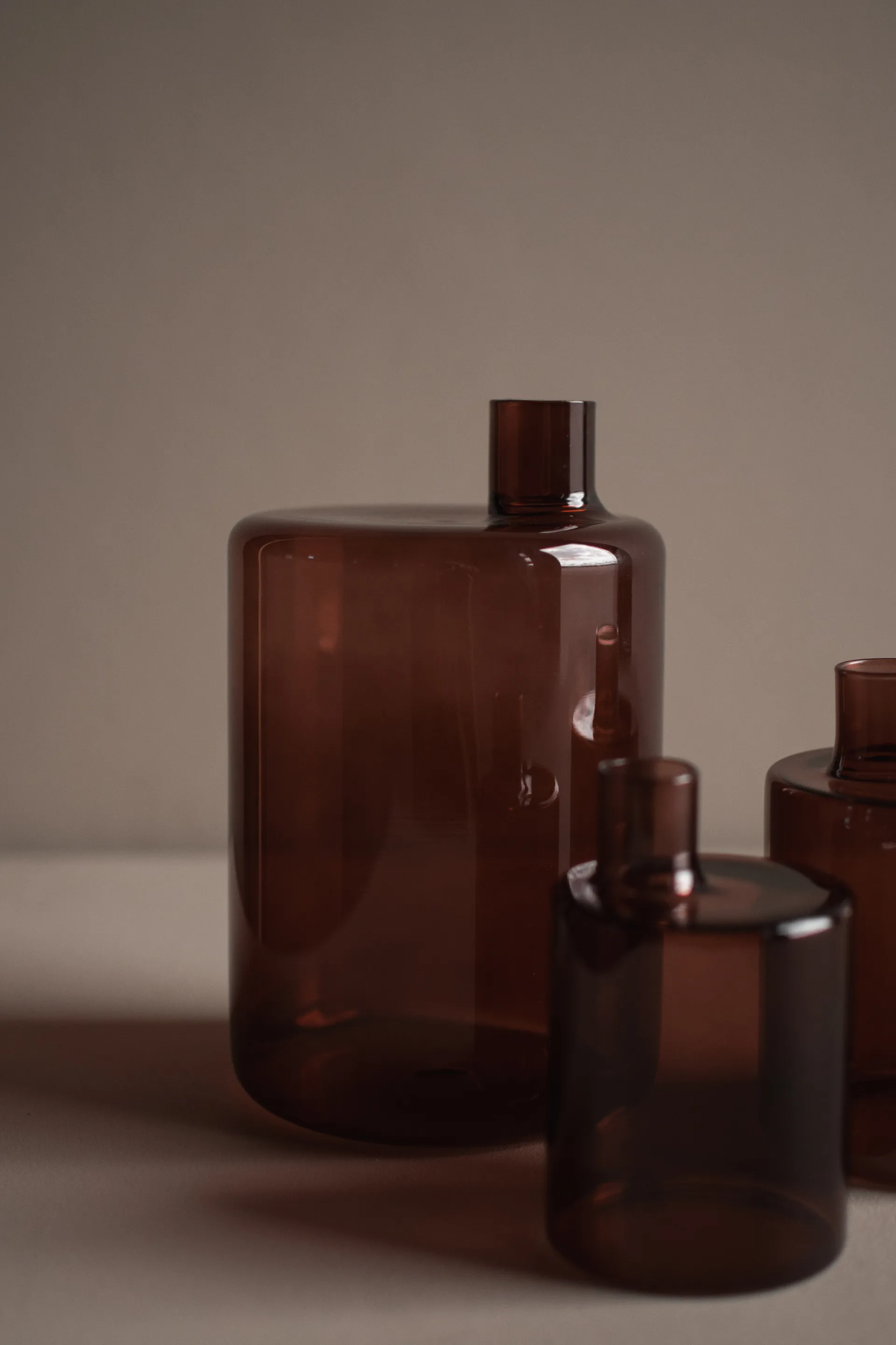 Βάζο Pipe 12 cm, Dark red DBKD