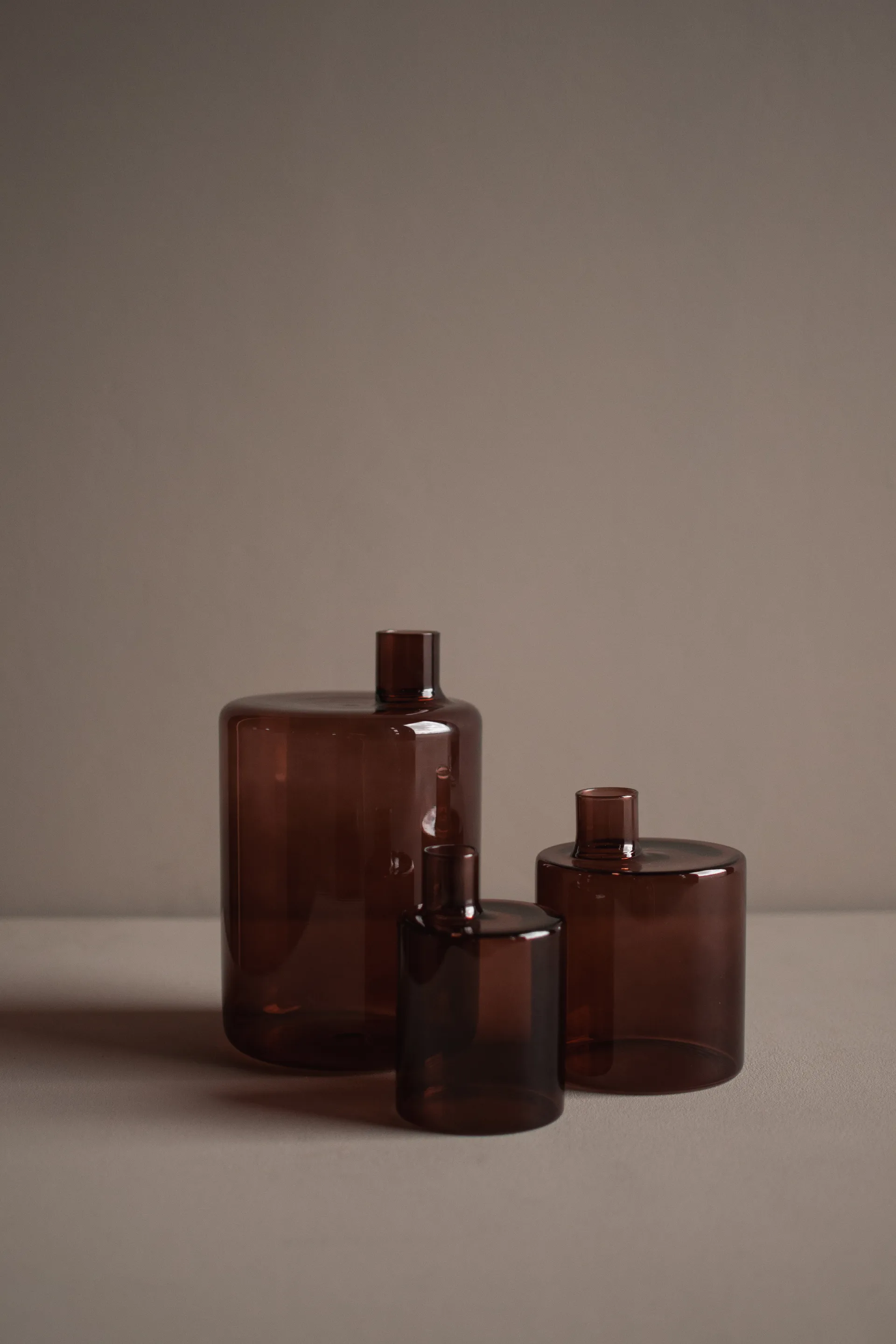 Βάζο Pipe 21 cm, Dark red DBKD