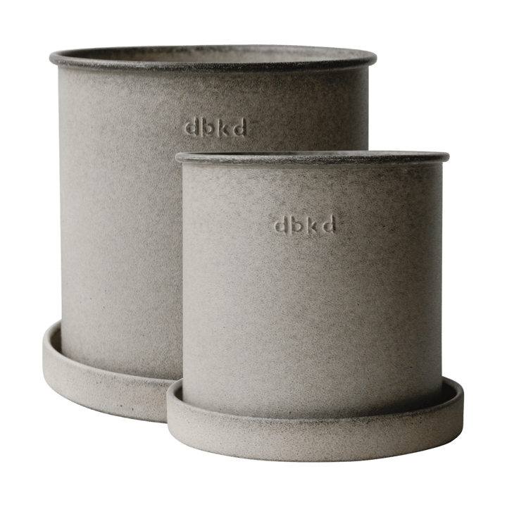 Γλάστρα Plant pot μικρή 2-pack - Beige - DBKD