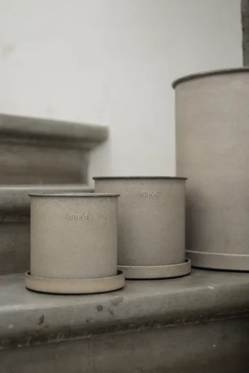 Γλάστρα Plant pot μικρή 2-pack - Beige - DBKD