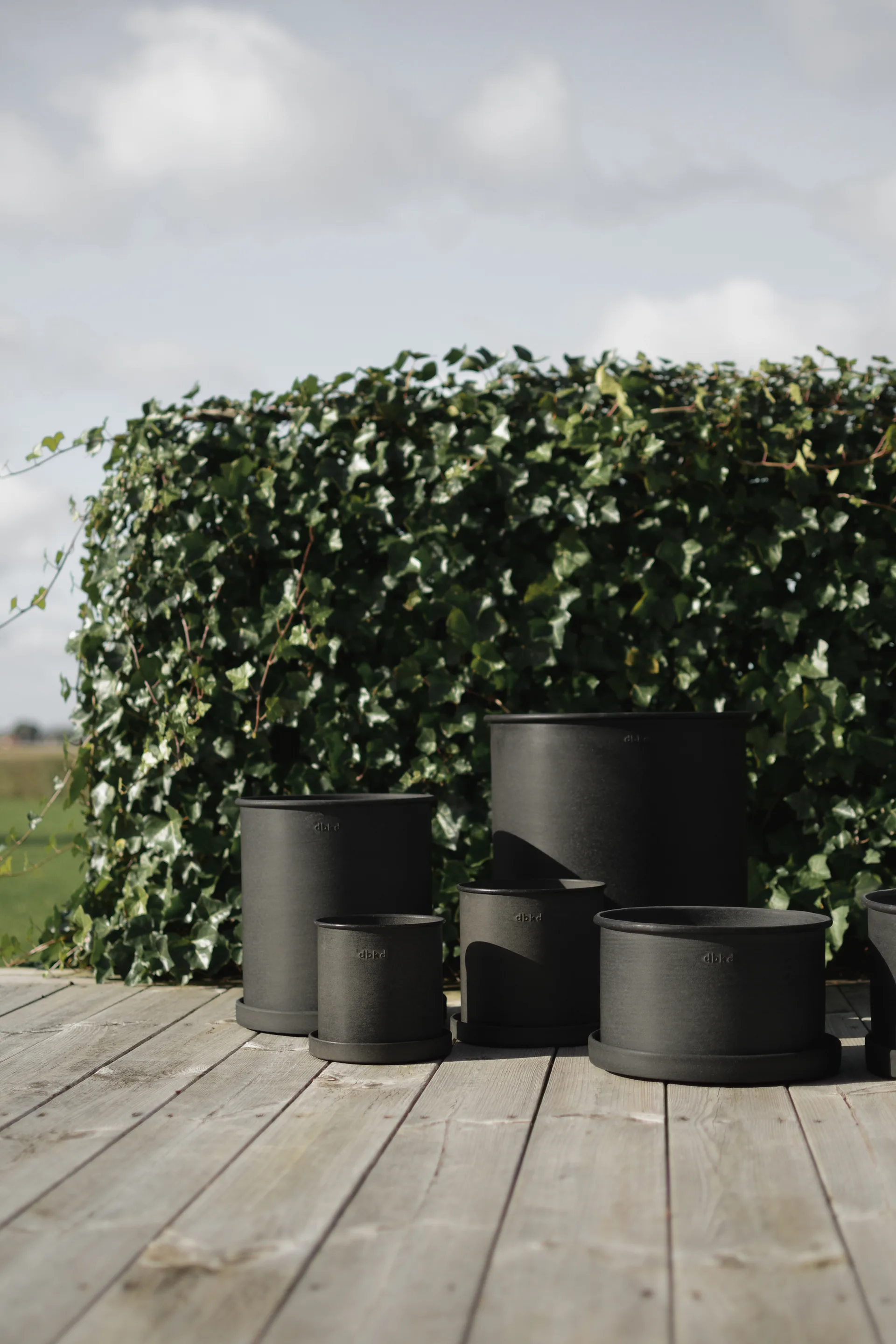 Γλάστρα Plant pot μικρή 2-pack, Black DBKD