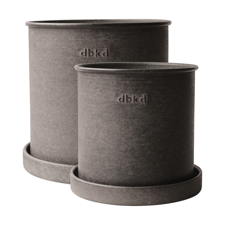 Γλάστρα Plant pot μικρή 2-pack - Brown - DBKD