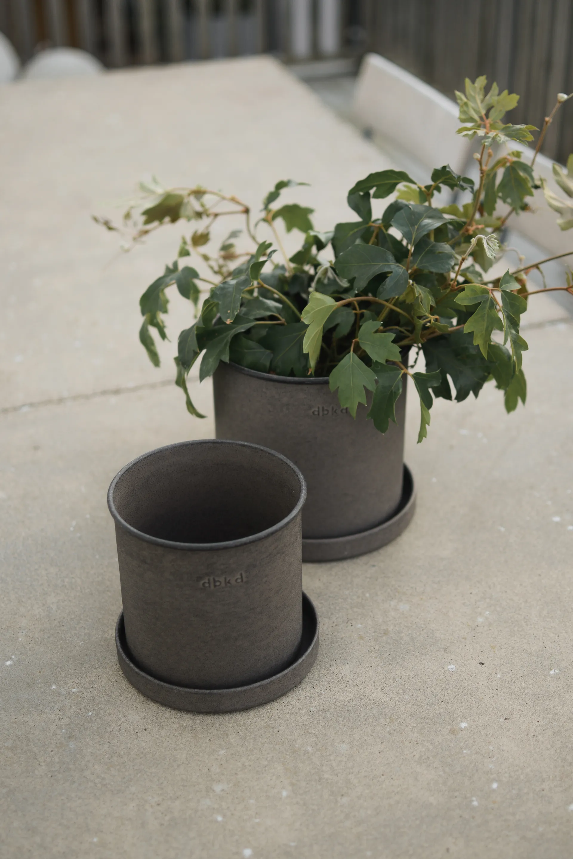 Γλάστρα Plant pot μικρή 2-pack, Brown DBKD
