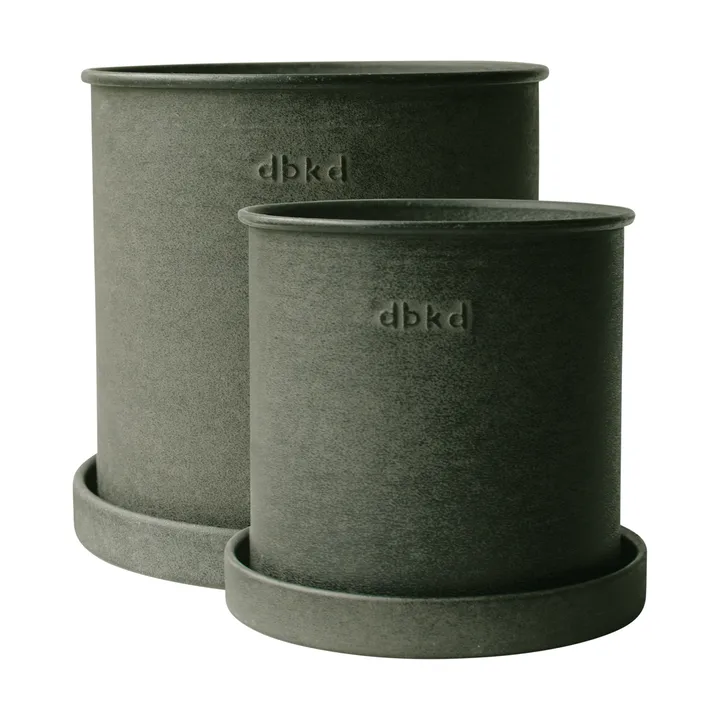 Γλάστρα Plant pot μικρή 2-pack - Green - DBKD