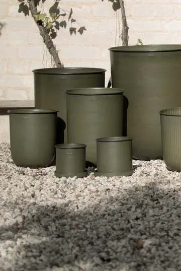 Γλάστρα Plant pot μικρή 2-pack - Green - DBKD