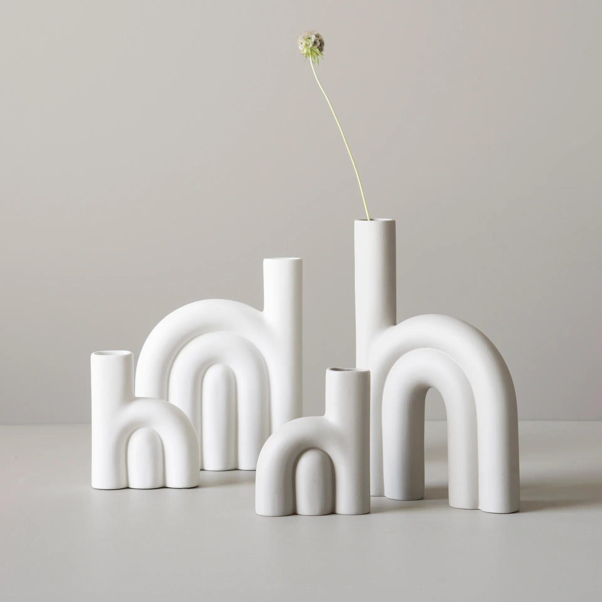 Rope βάζο μικρό, Λευκό DBKD