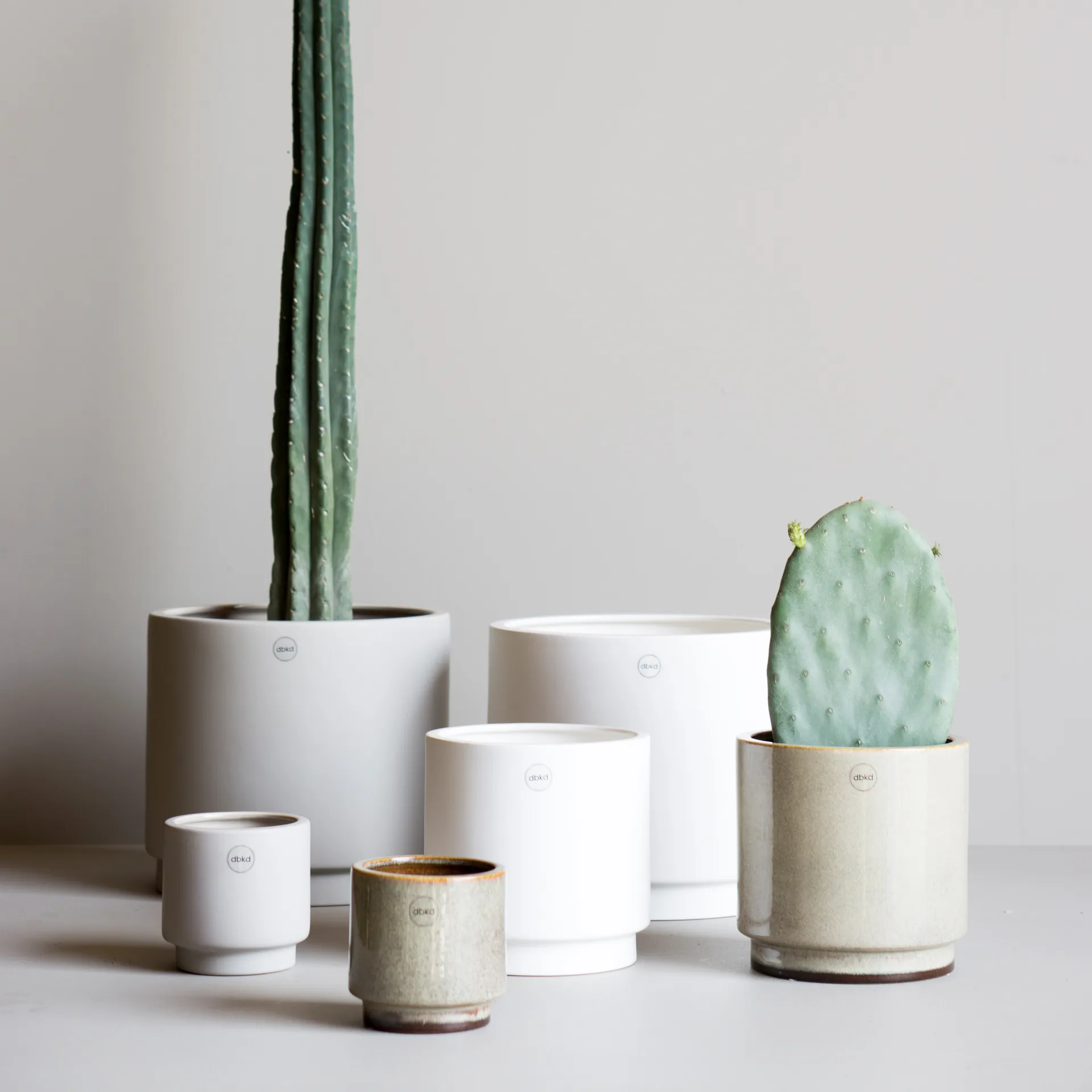 Solid γλάστρα γκρι, Μικρό DBKD