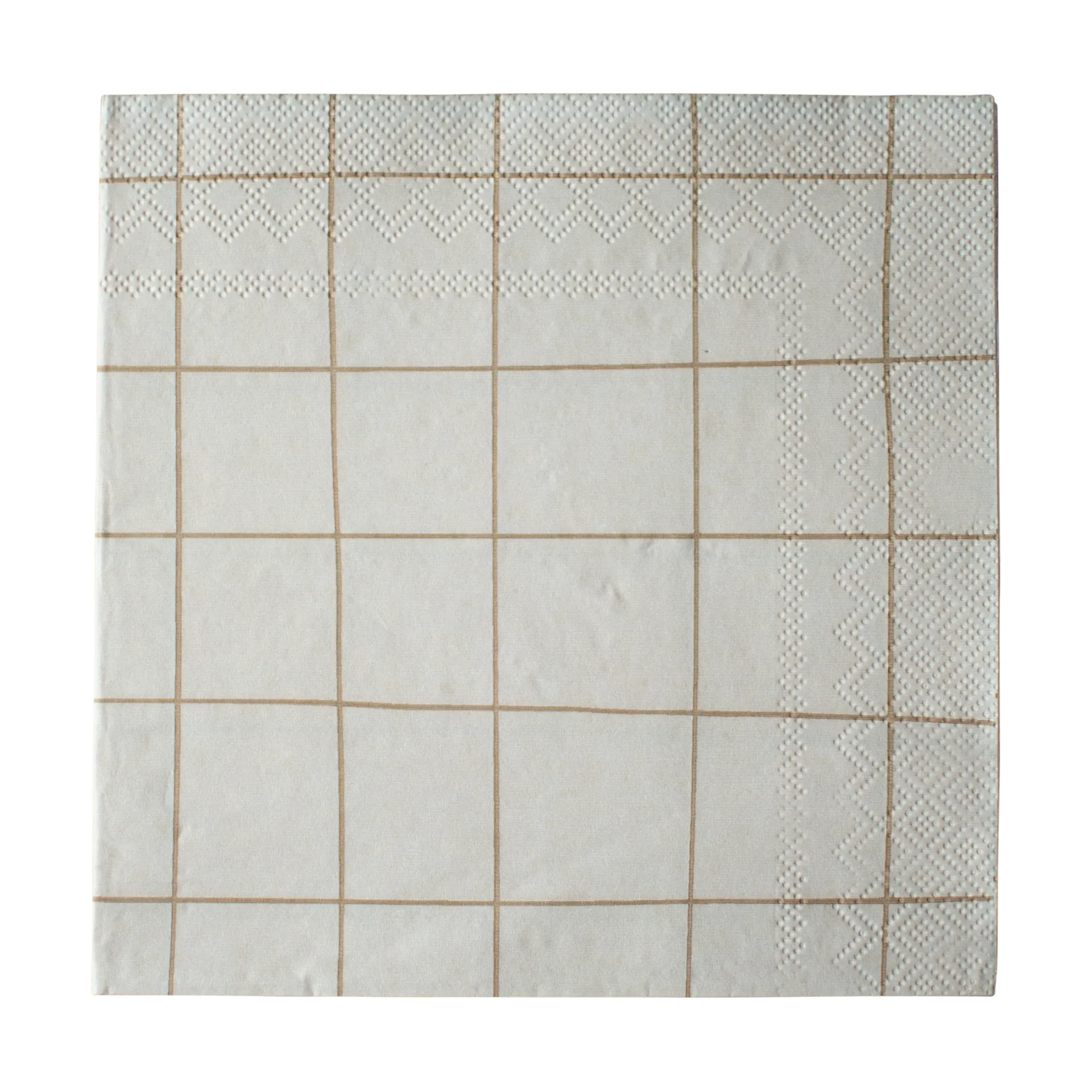 Square χαρτοπετσέτα 33x33 cm 20 τεμαχίων, Creme DBKD