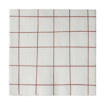 Square χαρτοπετσέτα 33x33 cm 20 τεμαχίων - Dark red - DBKD
