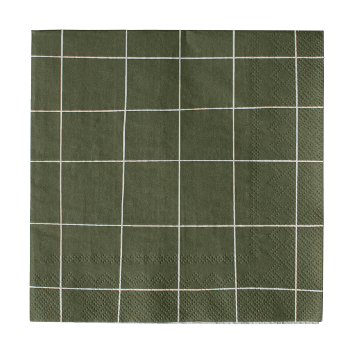 Square χαρτοπετσέτα 33x33 cm 20 τεμαχίων - Green - DBKD
