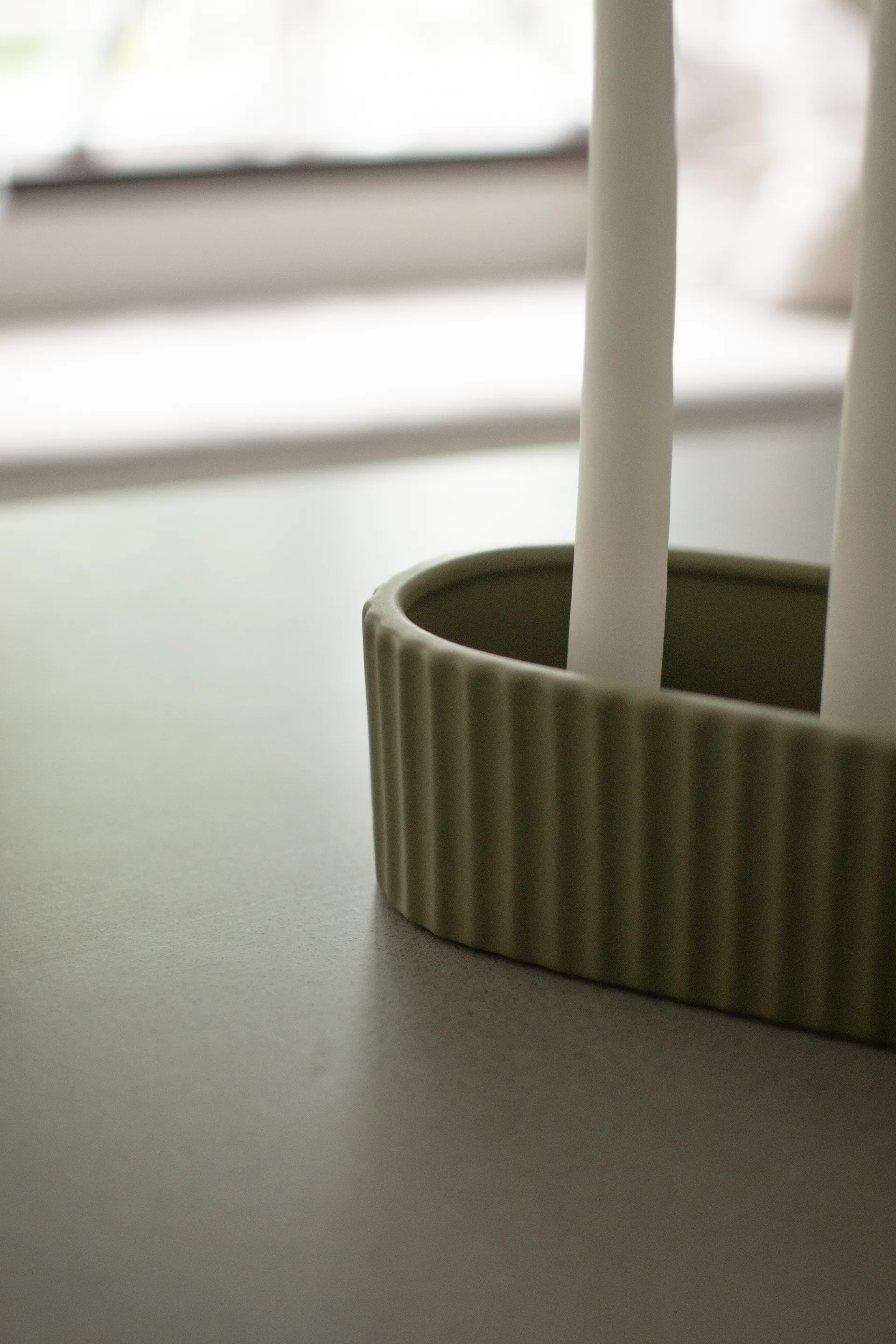 Κηροπήγιο Stripe 30 cm, Green DBKD