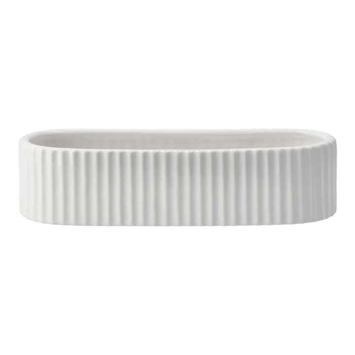 Χριστουγεννιάτικο κερί Stripe 30 εκ - Shiny white - DBKD