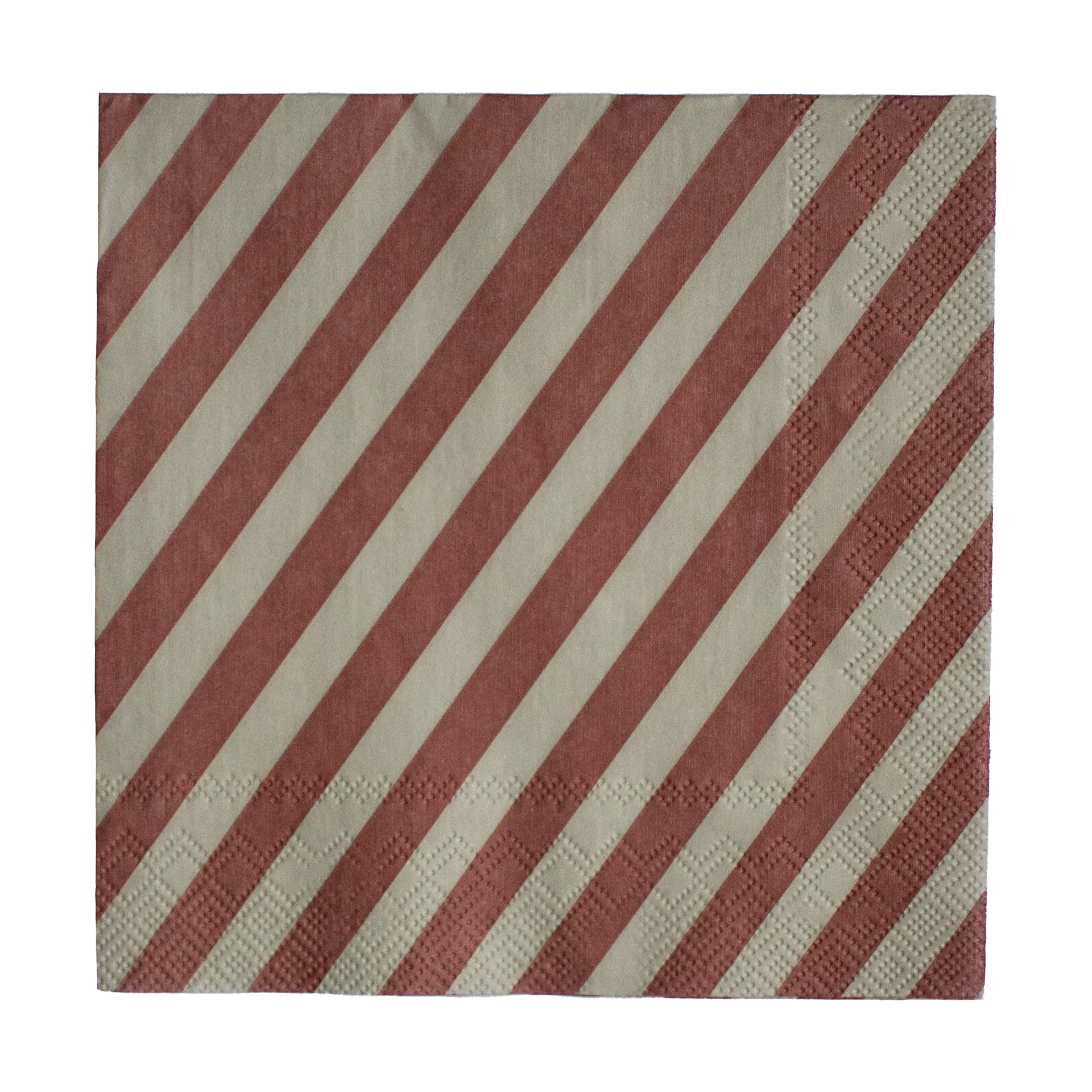 Stripe χαρτοπετσέτα 33x33 εκ. 20 τεμαχίων, Dark red DBKD