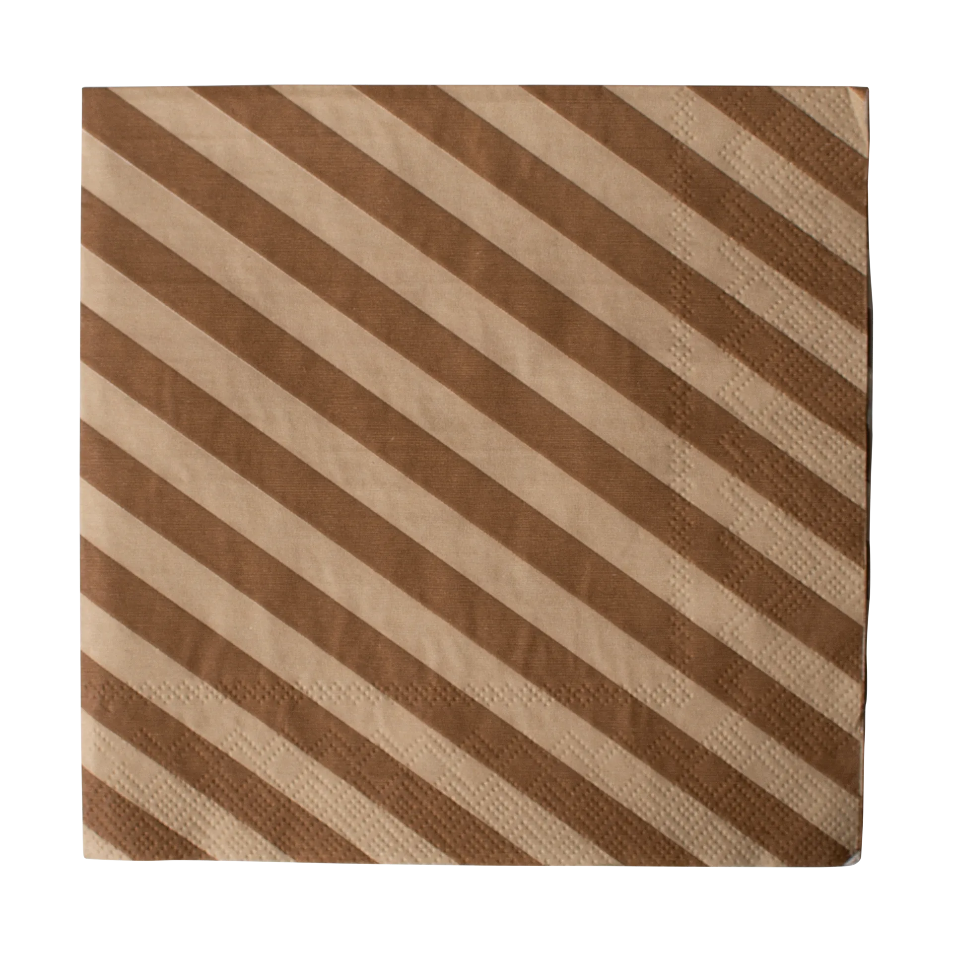 Stripe χαρτοπετσέτα 33x33 εκ. 20 τεμαχίων, Nougat DBKD