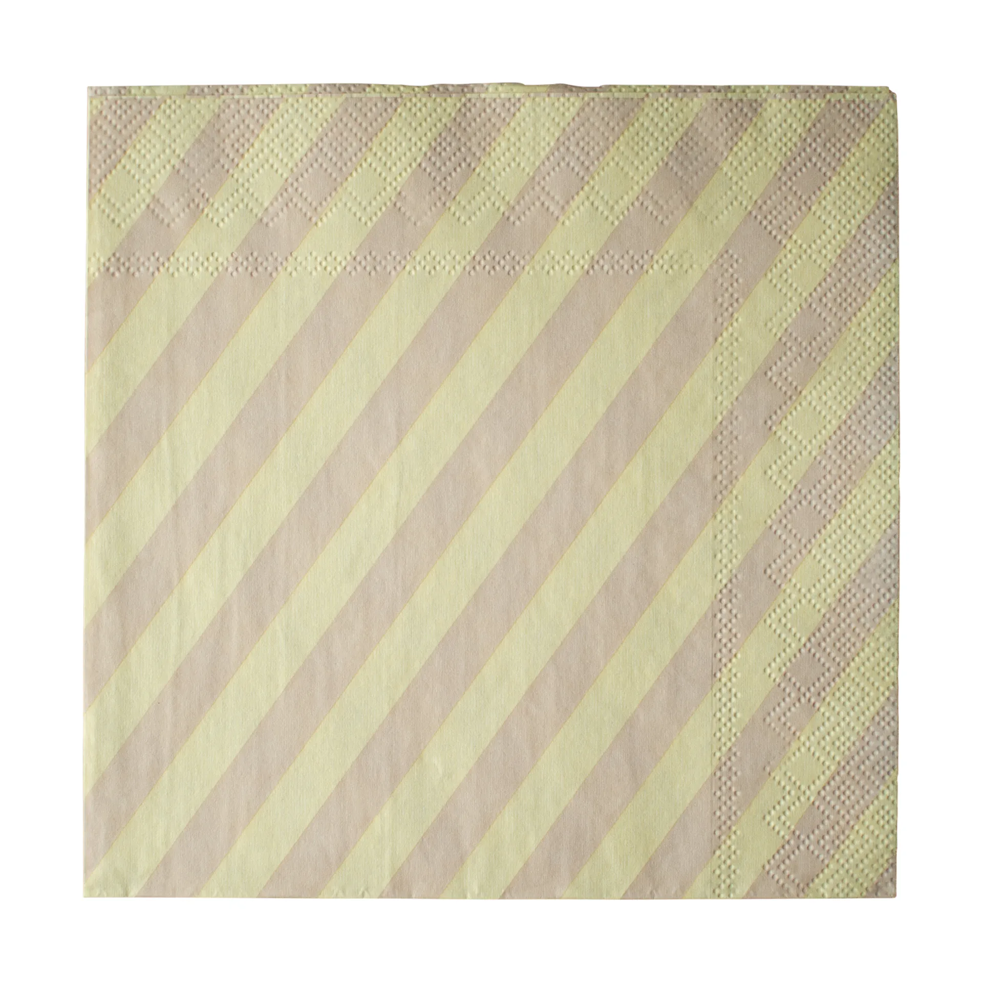 Stripe χαρτοπετσέτα 33x33 εκ. 20 τεμαχίων, Yellow DBKD