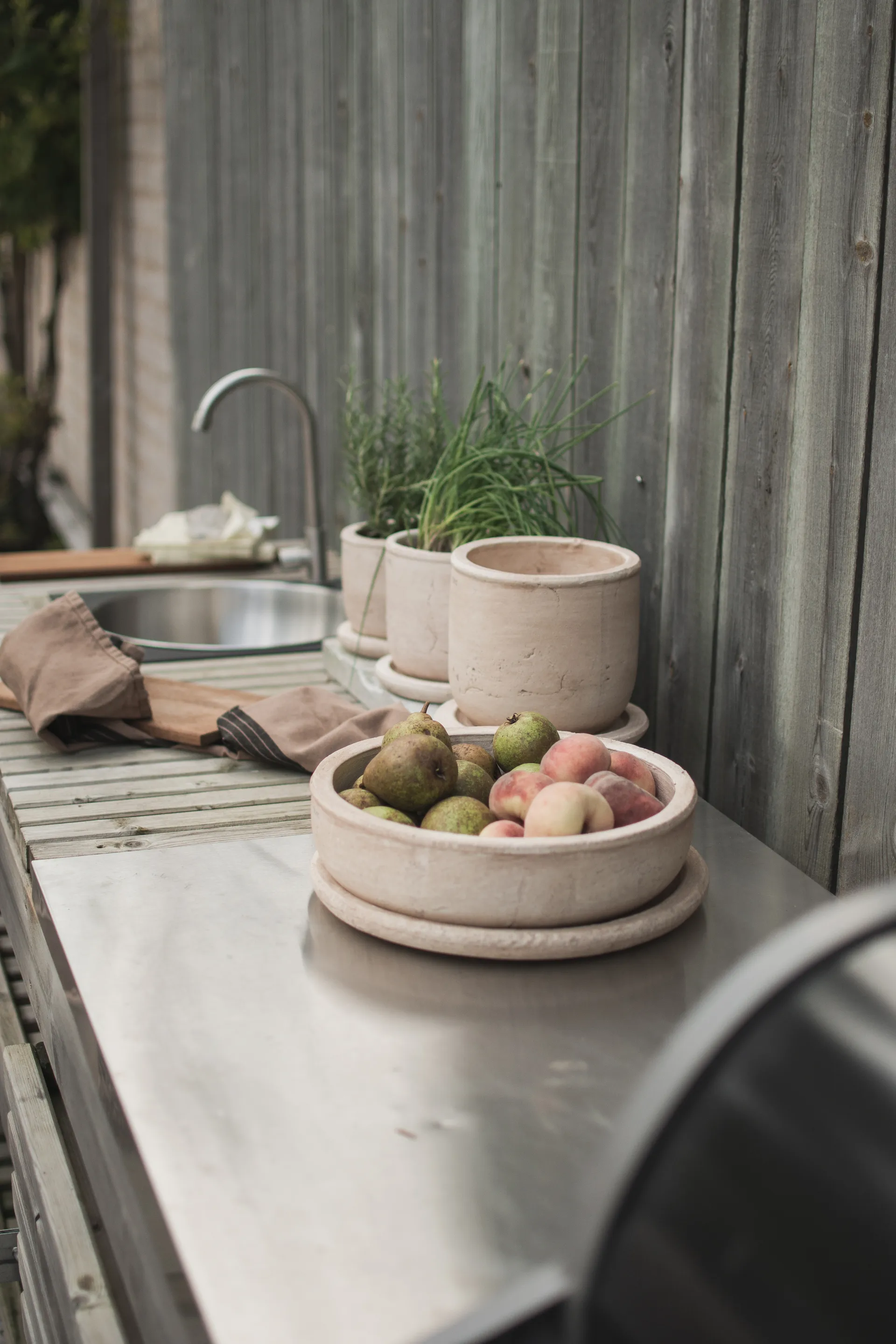 Terra bowl γλάστρα, Sand, Ø30x10,5 cm DBKD