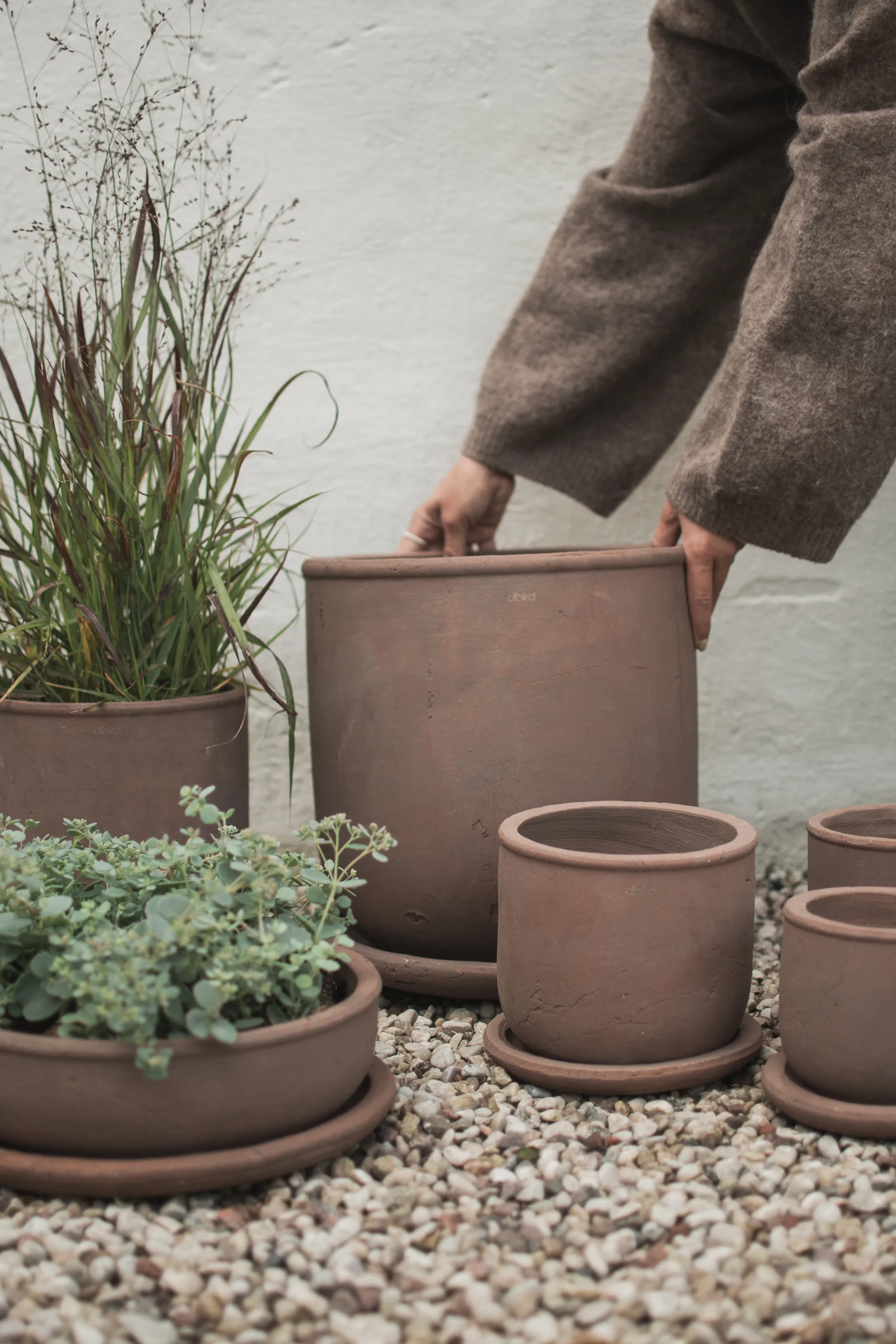 Terra γλάστρα, Brown, Ø33x36 cm DBKD