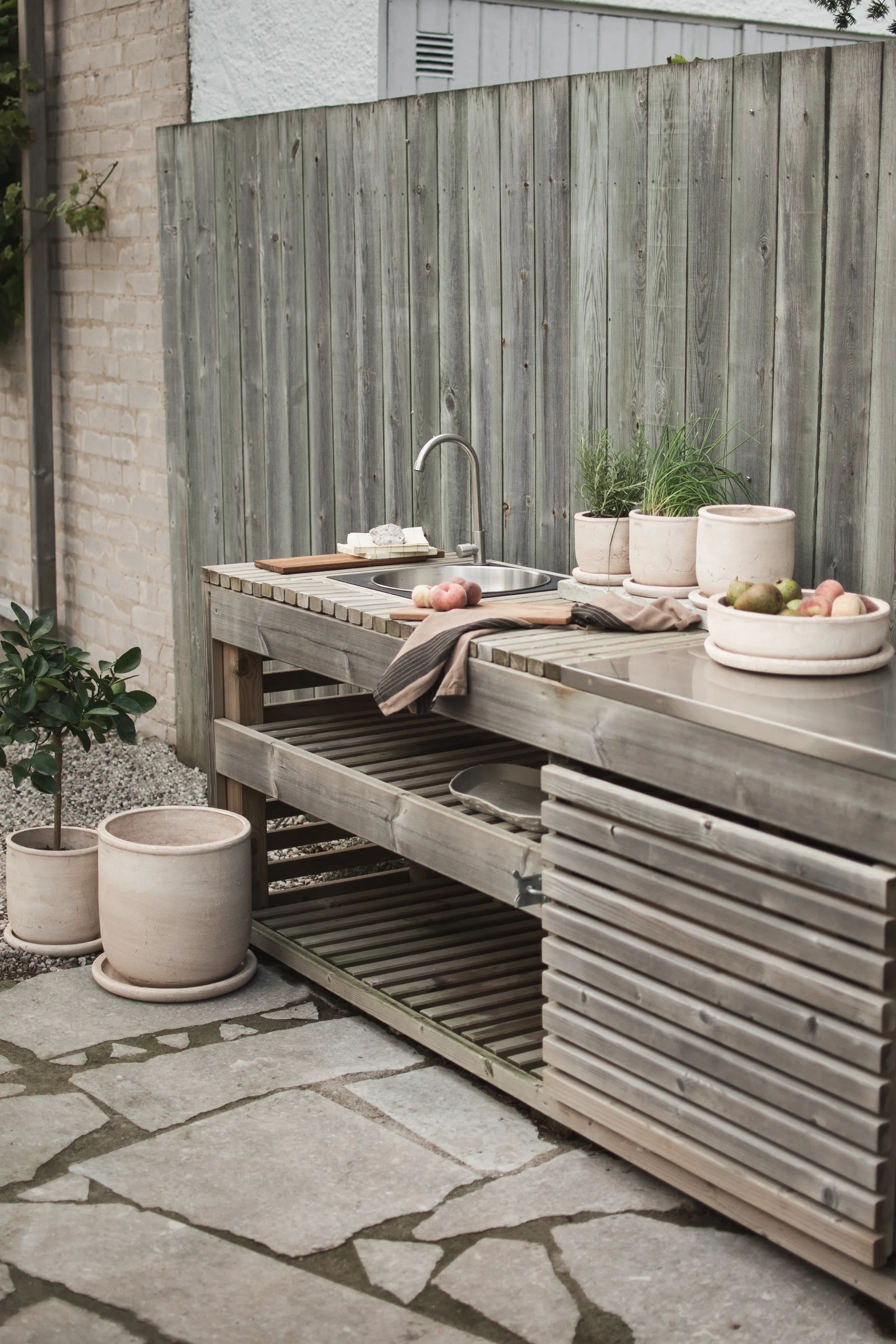 Terra γλάστρα, Sand, Ø16x16 cm DBKD