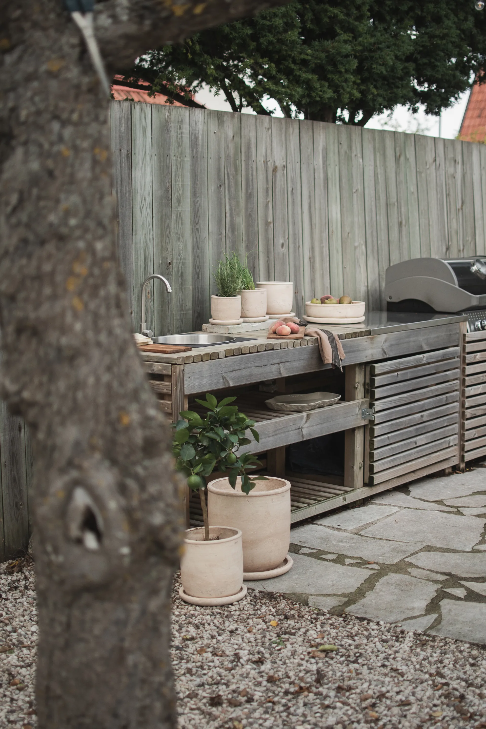 Terra γλάστρα, Sand, Ø23x26 cm DBKD