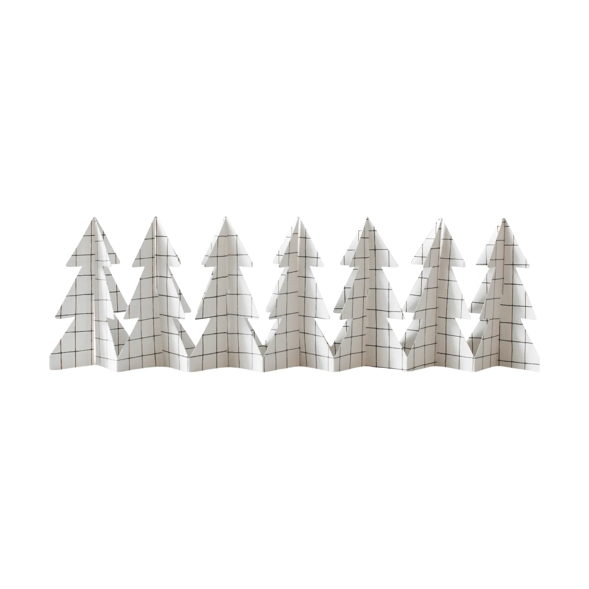 Tree in a row διακοσμητικό κρεμαστό 60 εκ., Square white, 12x60 εκ. DBKD