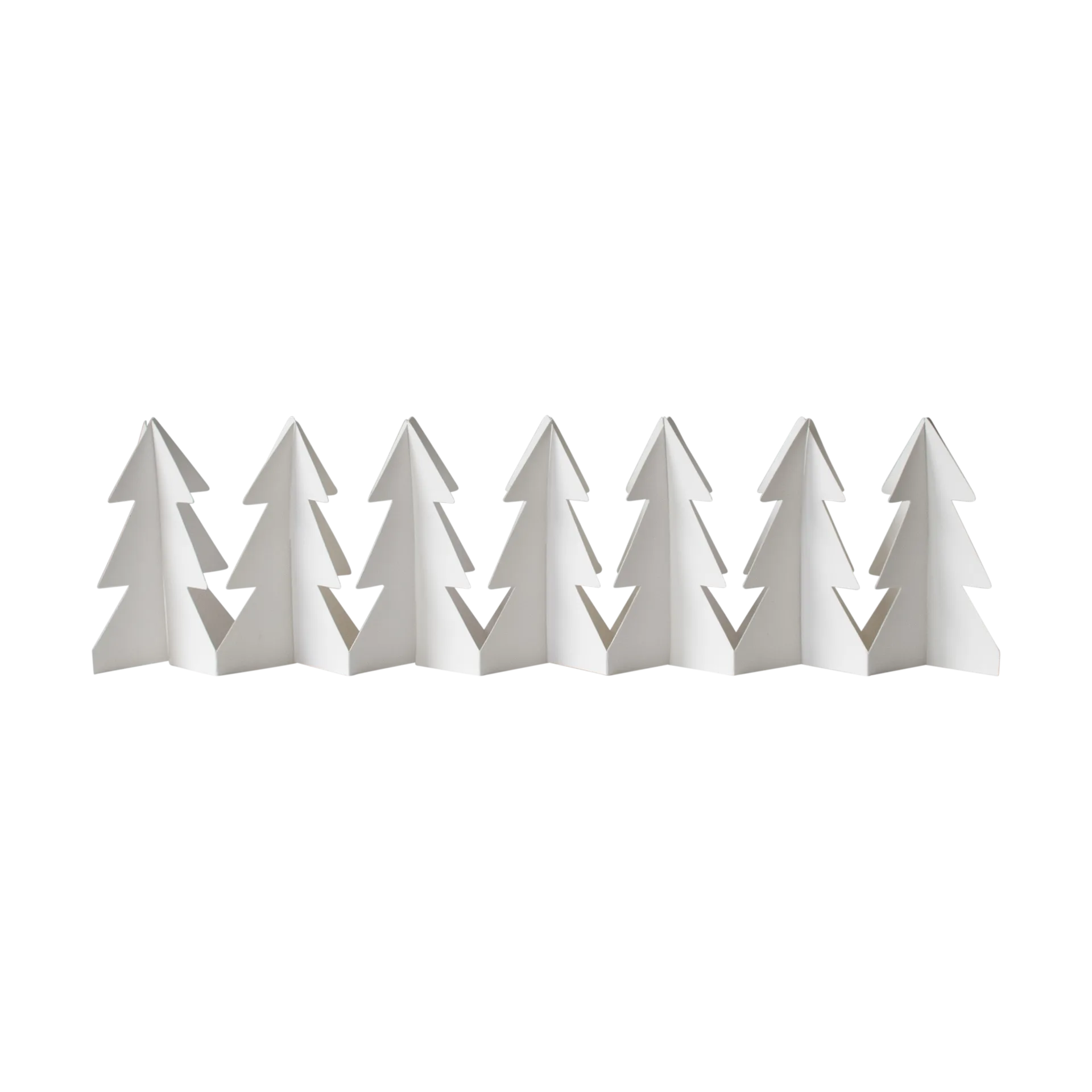 Διακόσμηση Tree in a row, White, 7x60 cm DBKD