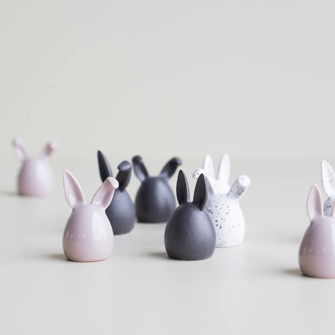 Triplets πασχαλινό λαγουδάκι 3-pack, White dot DBKD